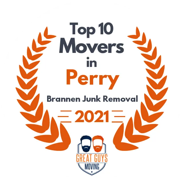 Top 10 Movers in Warner Robins, GA 2021 award