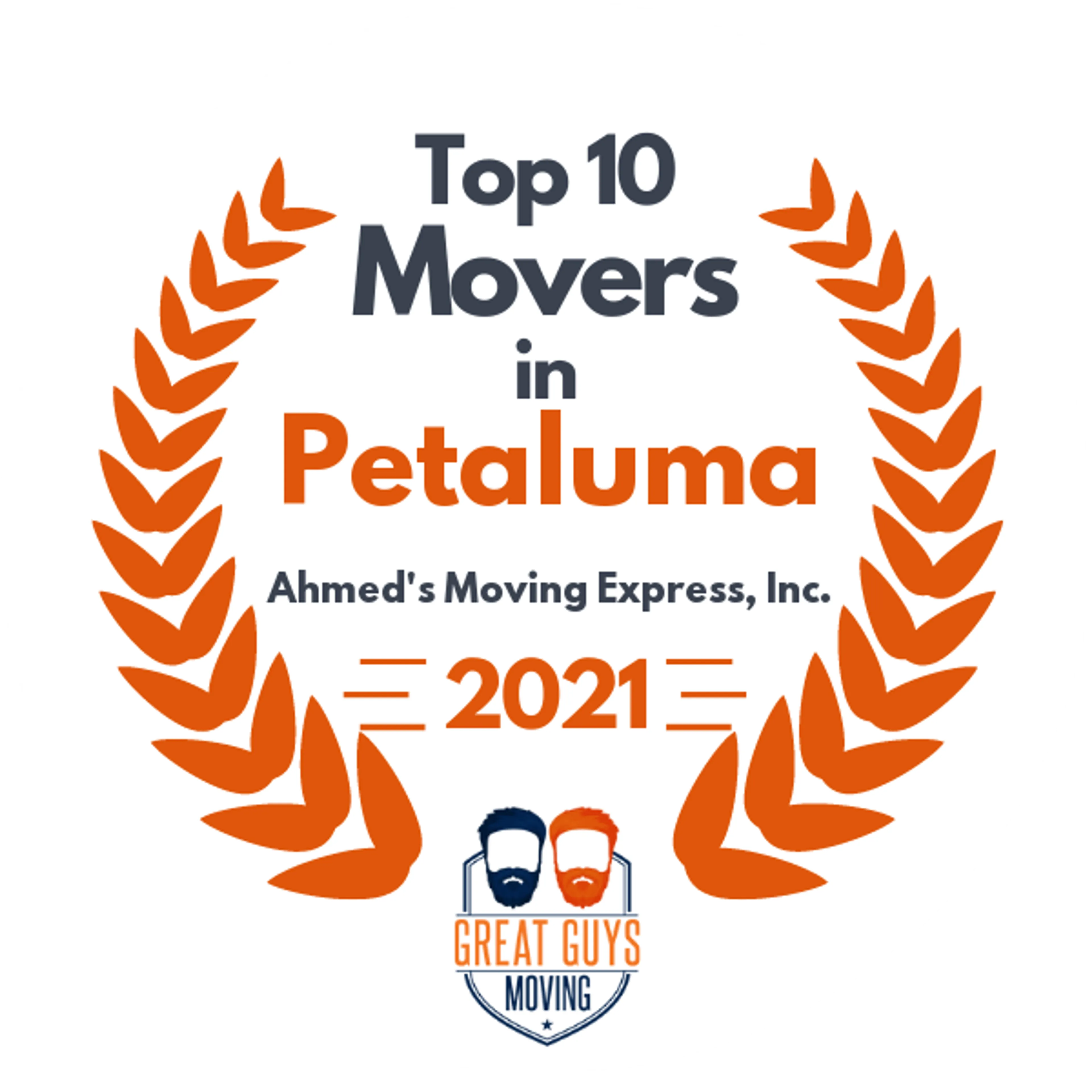 Top 10 Movers in Richmond, CA 2021 award