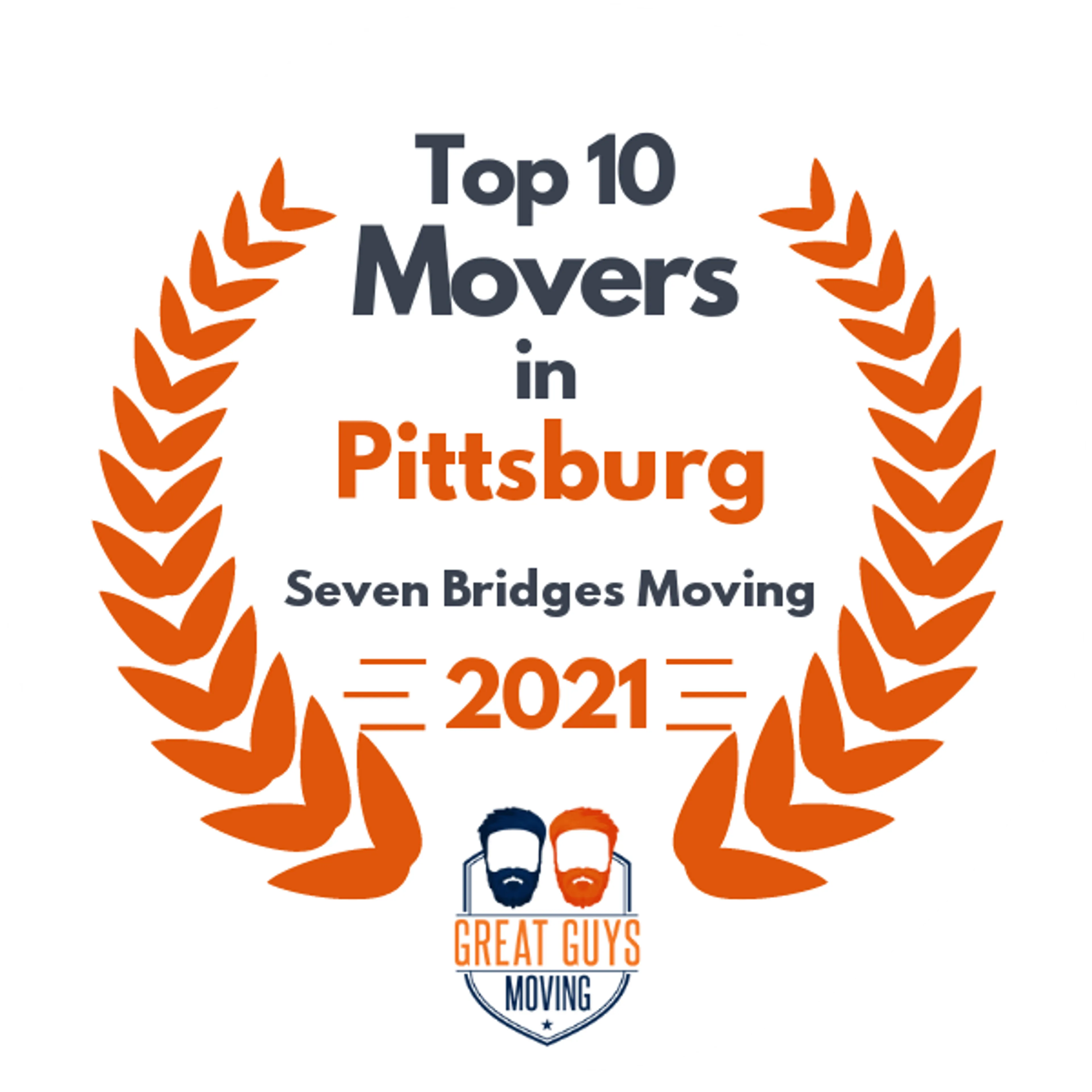 Top 10 Movers in Sacramento, CA 2021 award