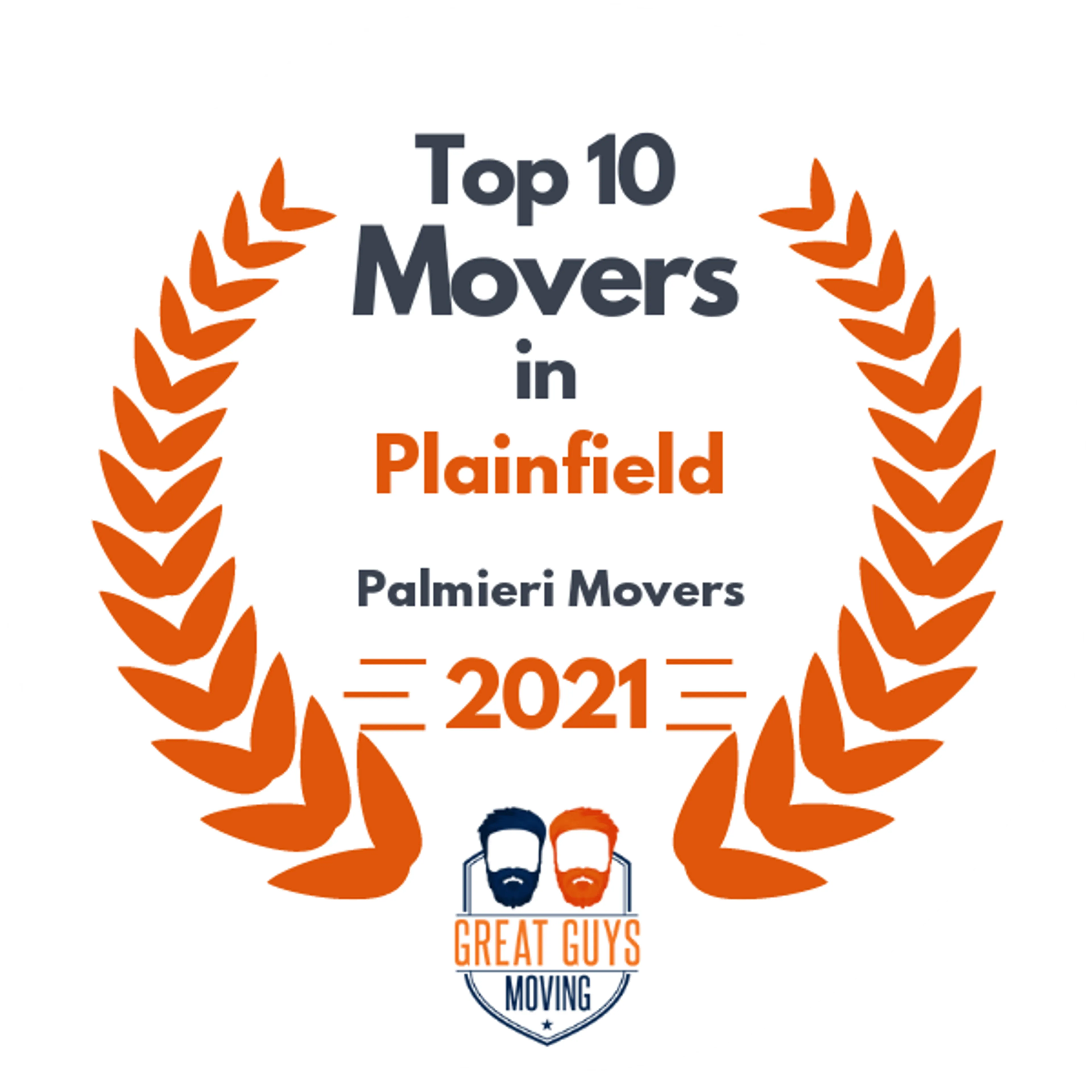 Top 10 Movers in Newark, NJ 2021 award