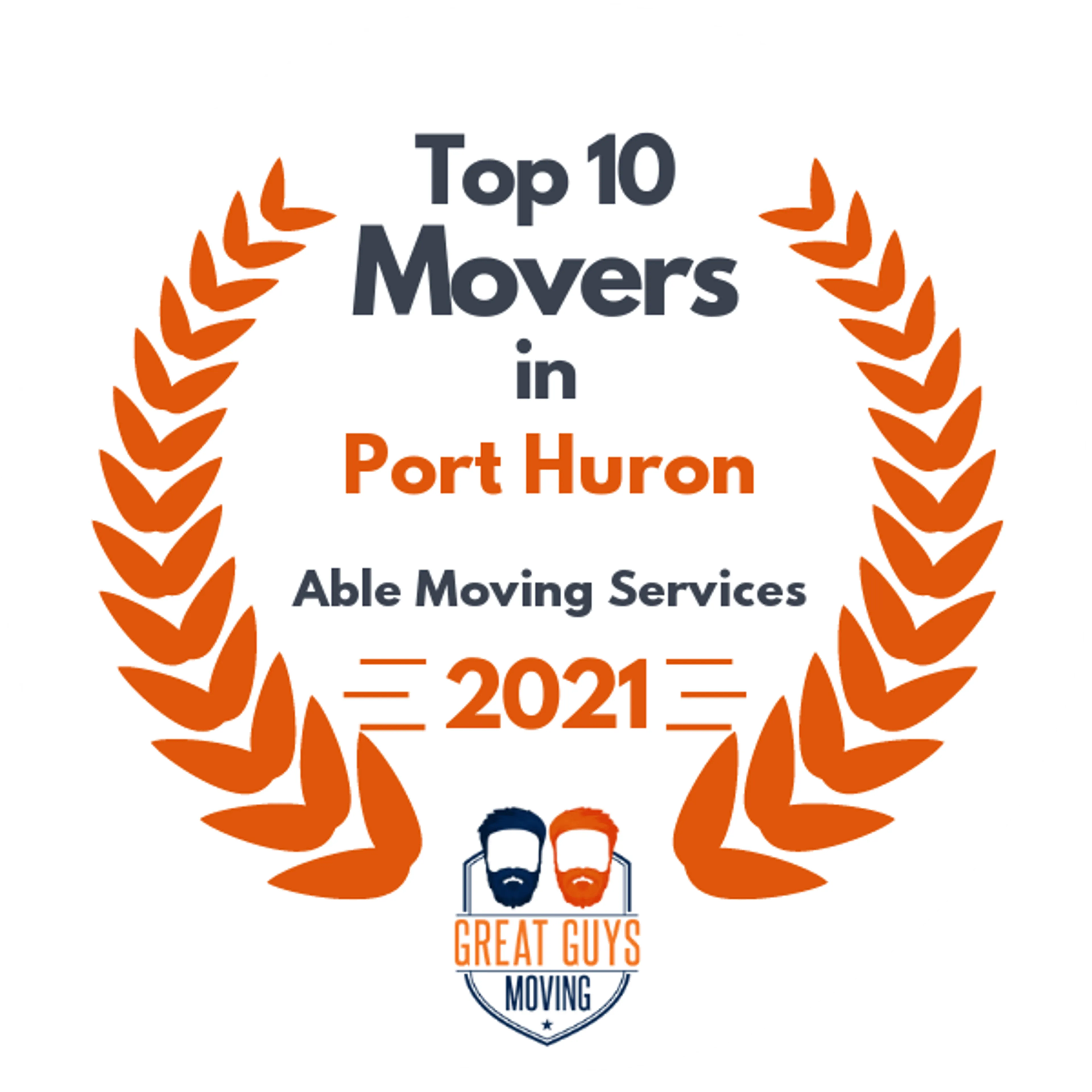 Top 10 Movers in Ontario, CA 2021 award