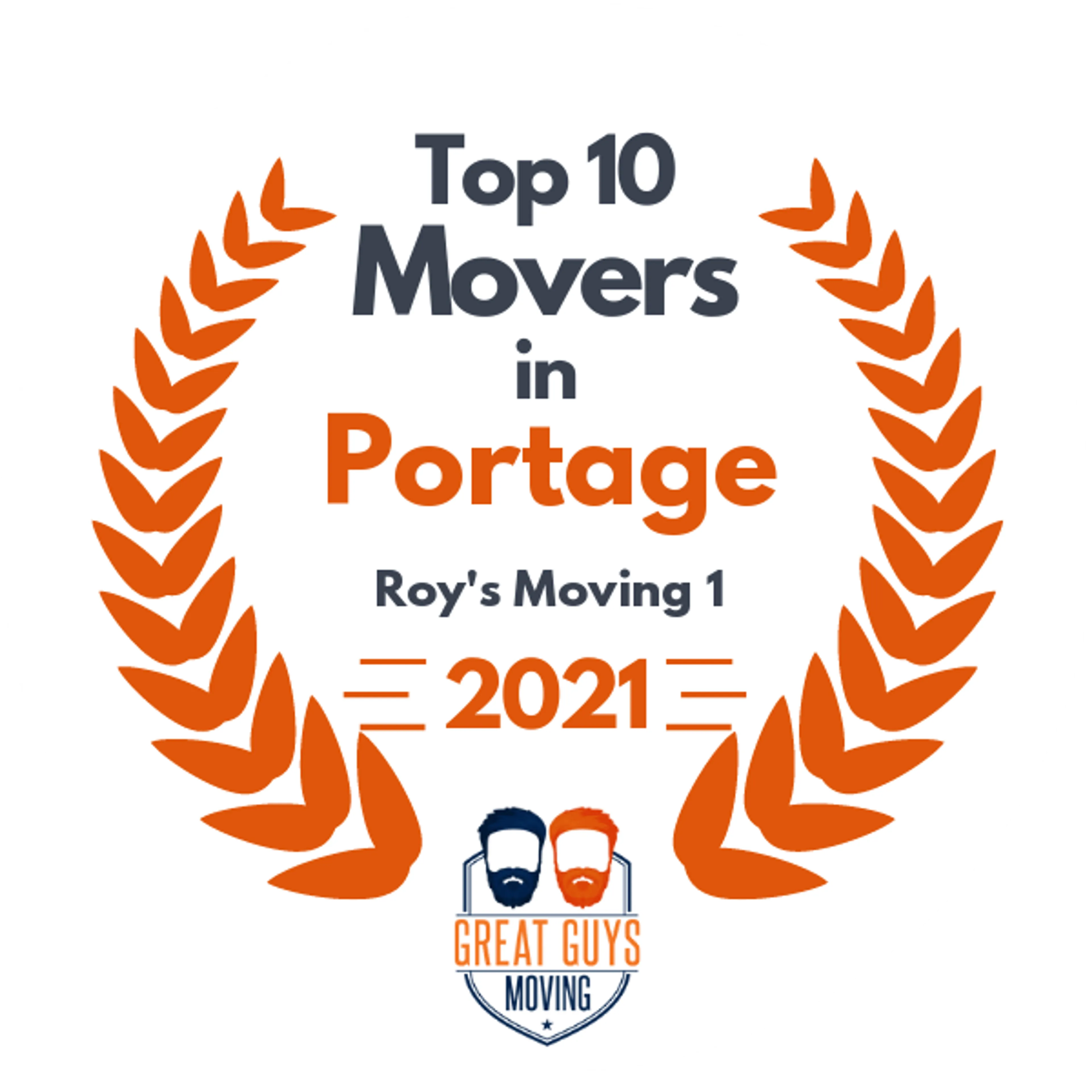 Top 10 Movers in Chicago, IL 2021 award
