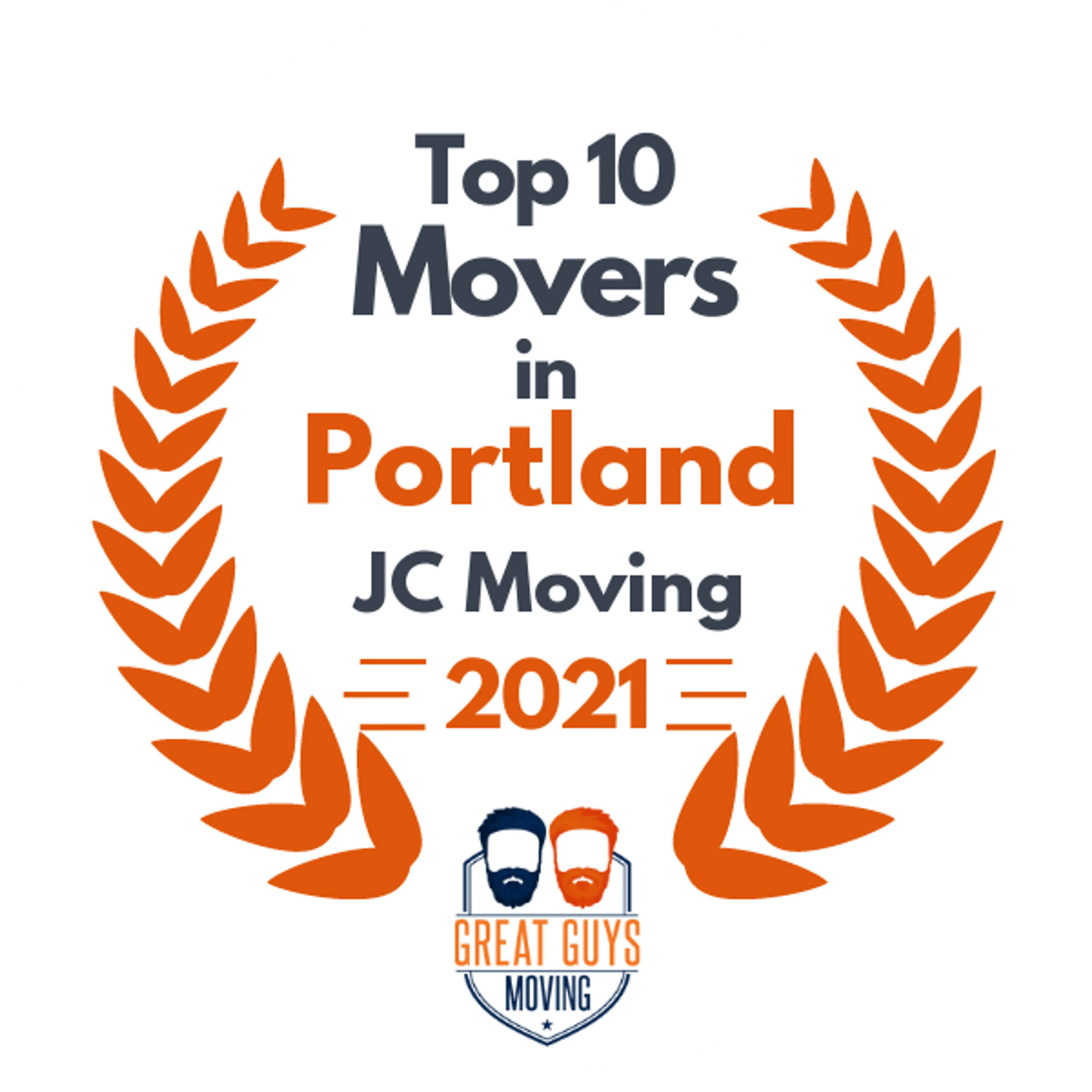 Top 10 Movers in Portland, ME 2021 award