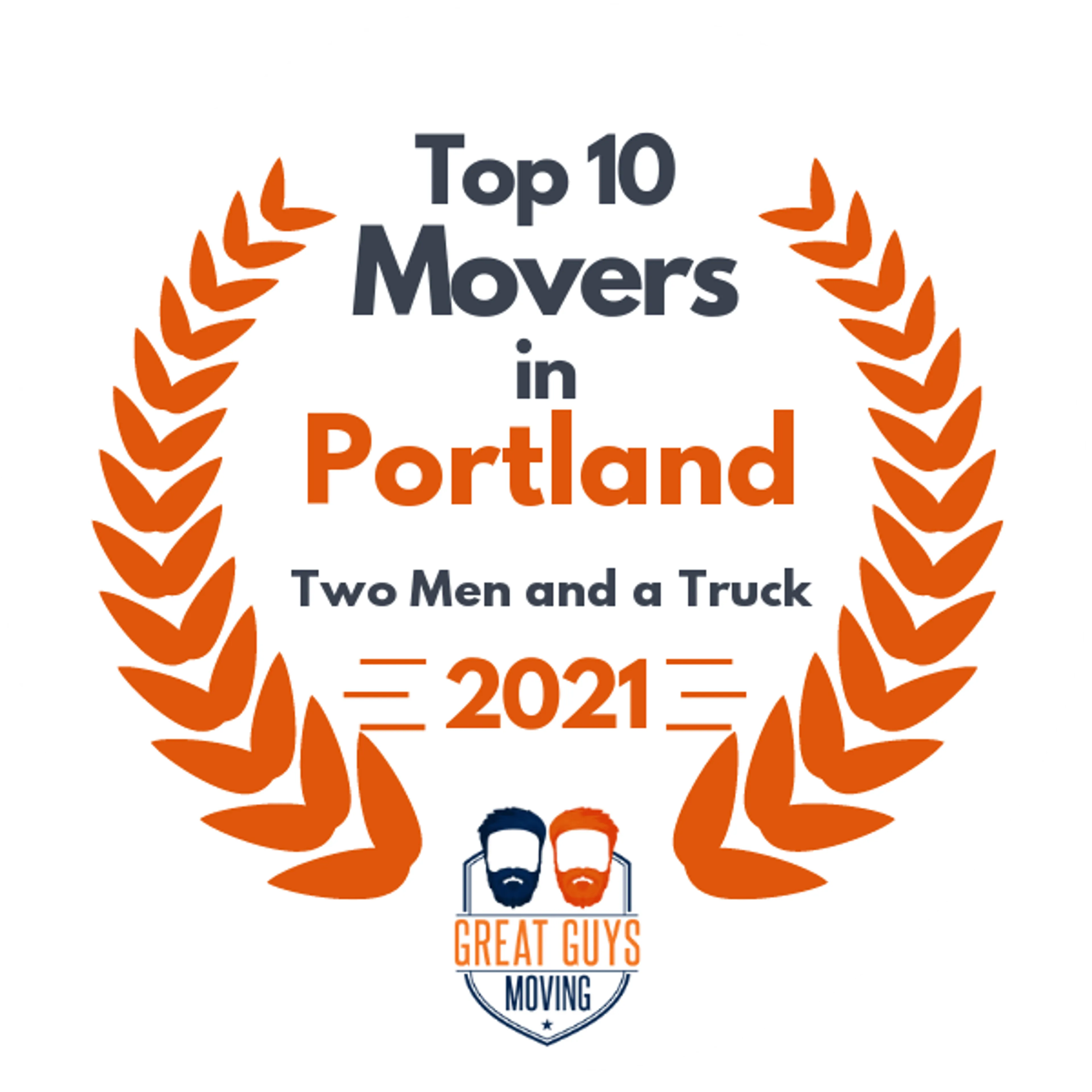 Top 10 Movers in Portland, ME 2021 award
