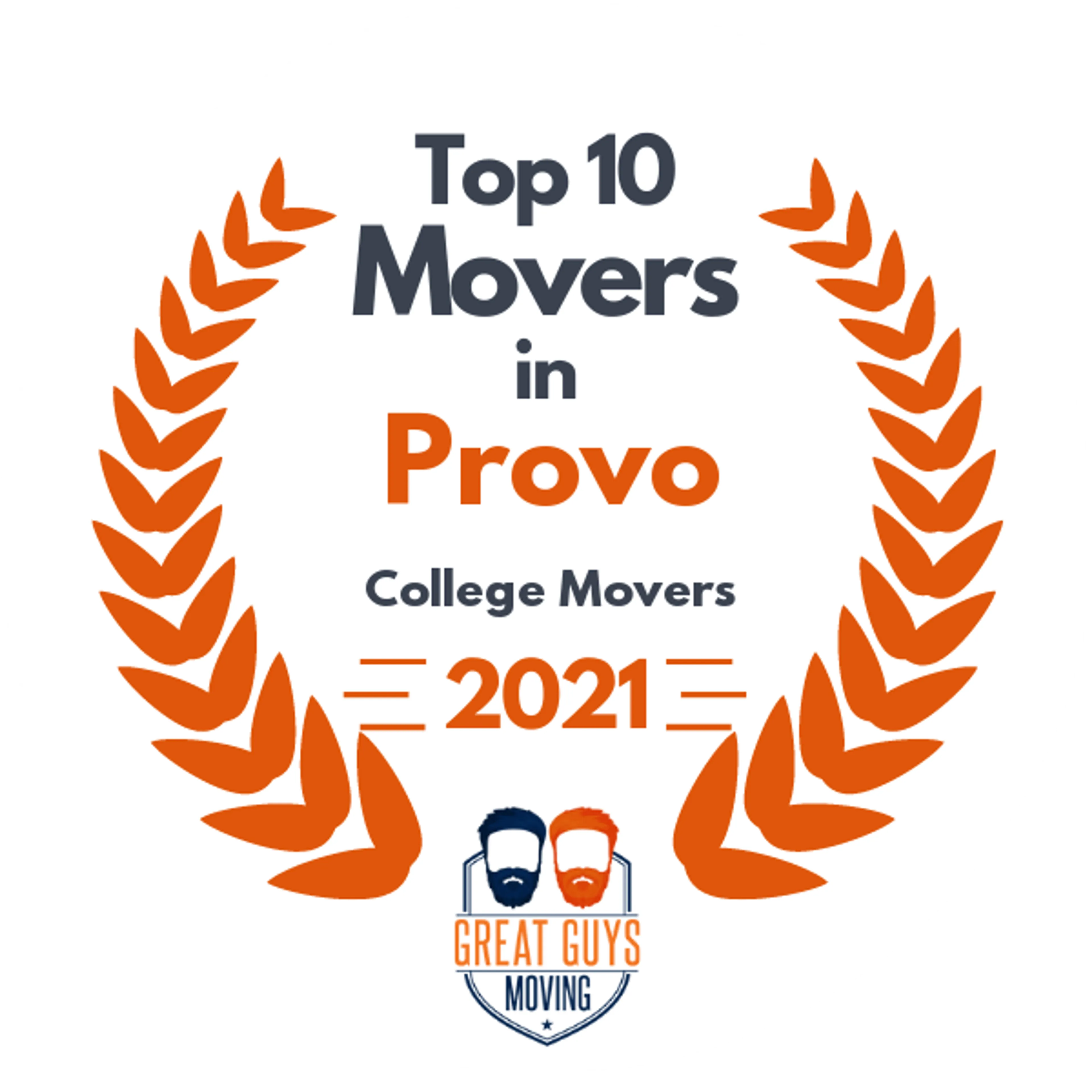 Top 10 Movers in Salt Lake City, UT 2021 award