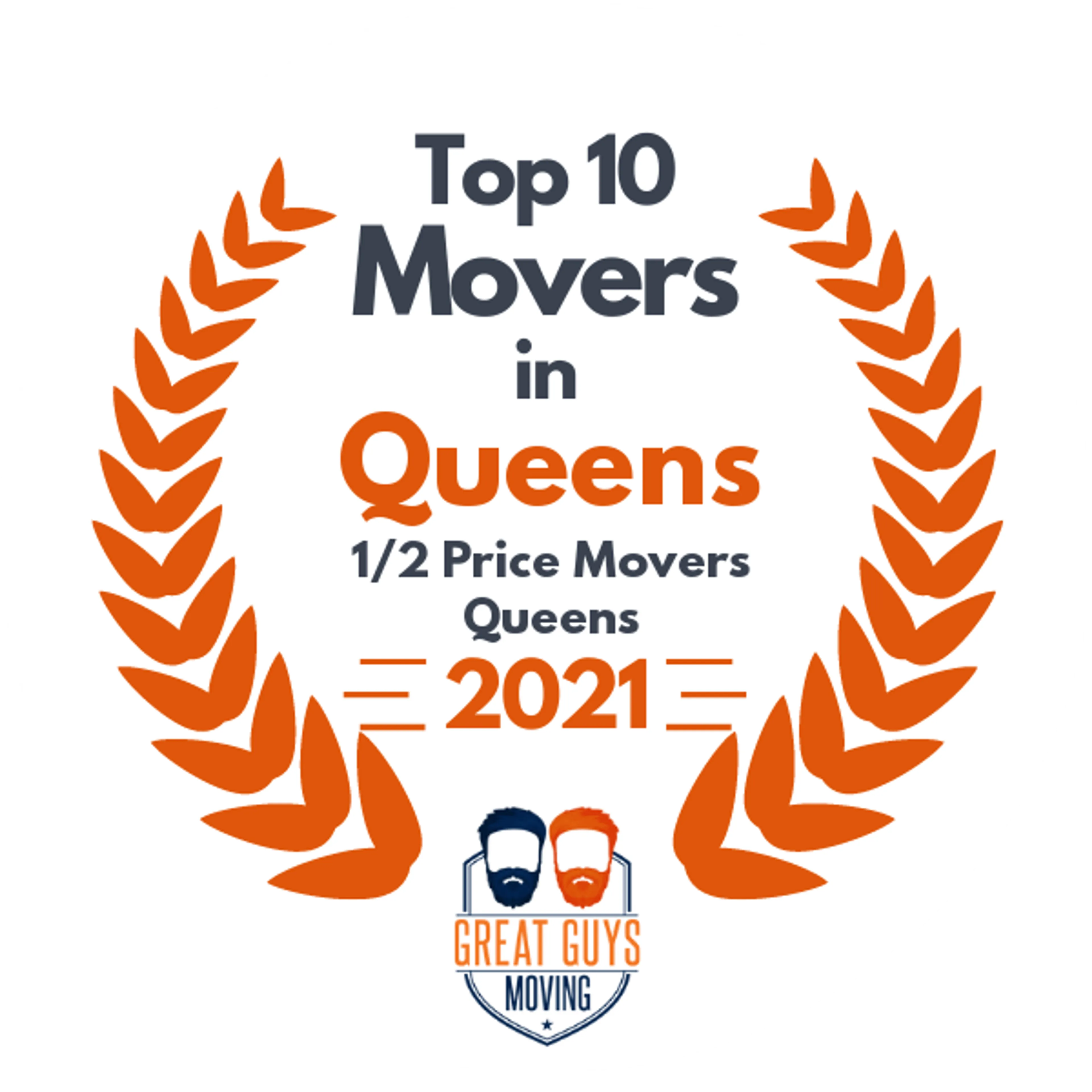 Top 10 Movers in New York City, NY 2021 award