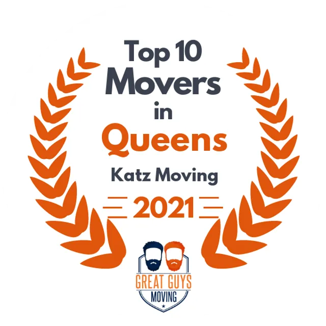 Top 10 Movers in New Rochelle, NY 2021 award