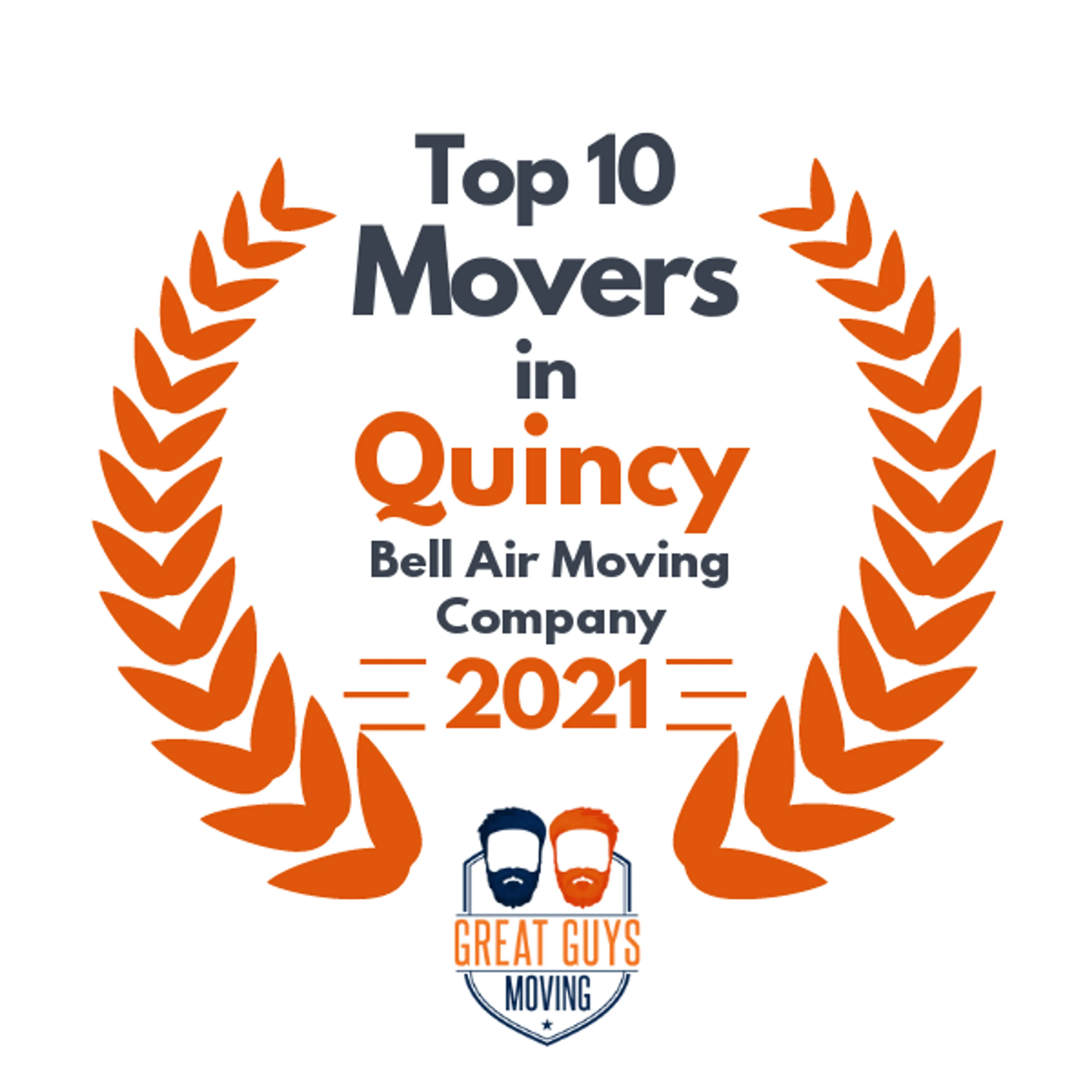 Top 10 Movers in Boston, MA 2021 award