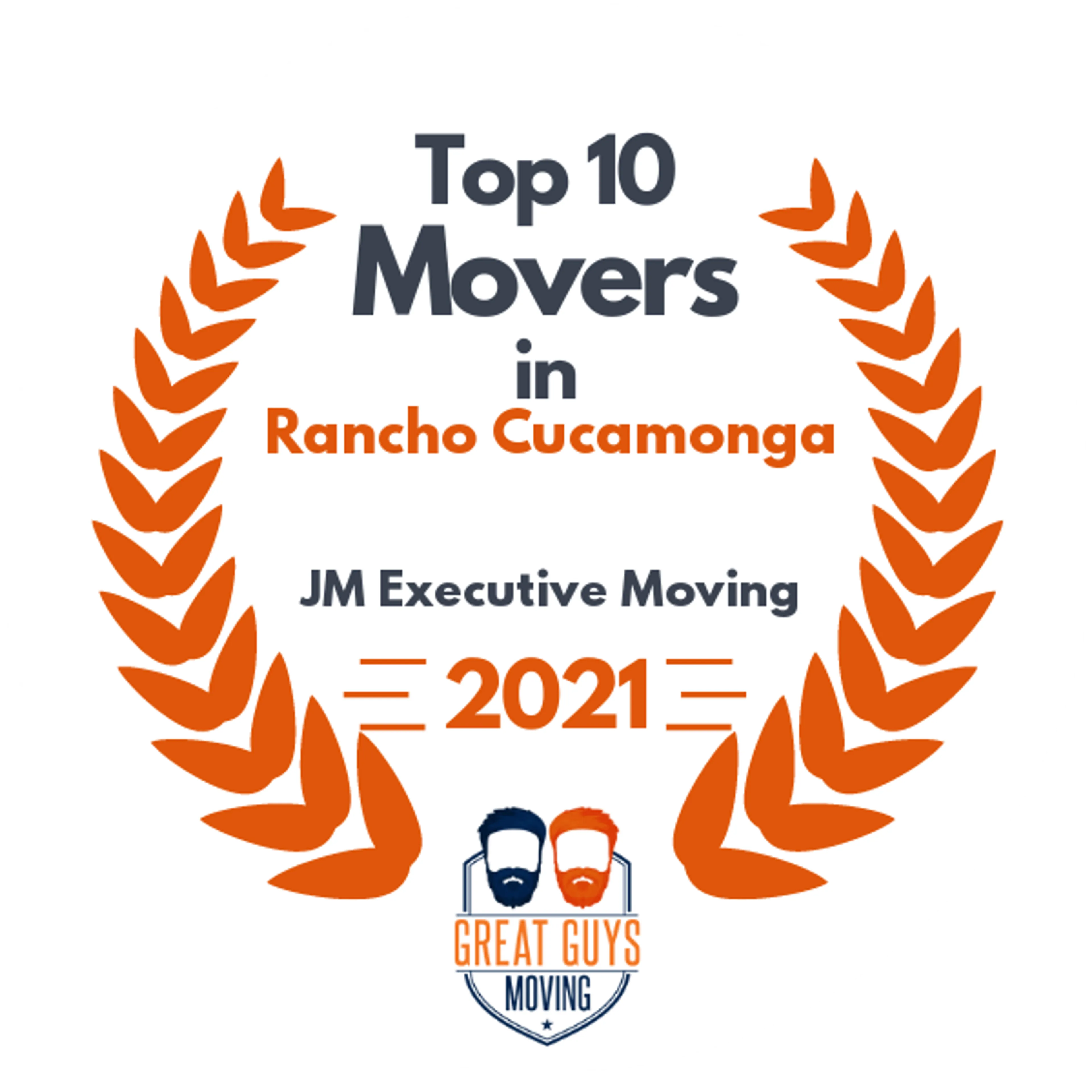 Top 10 Movers in Riverside, CA 2021 award