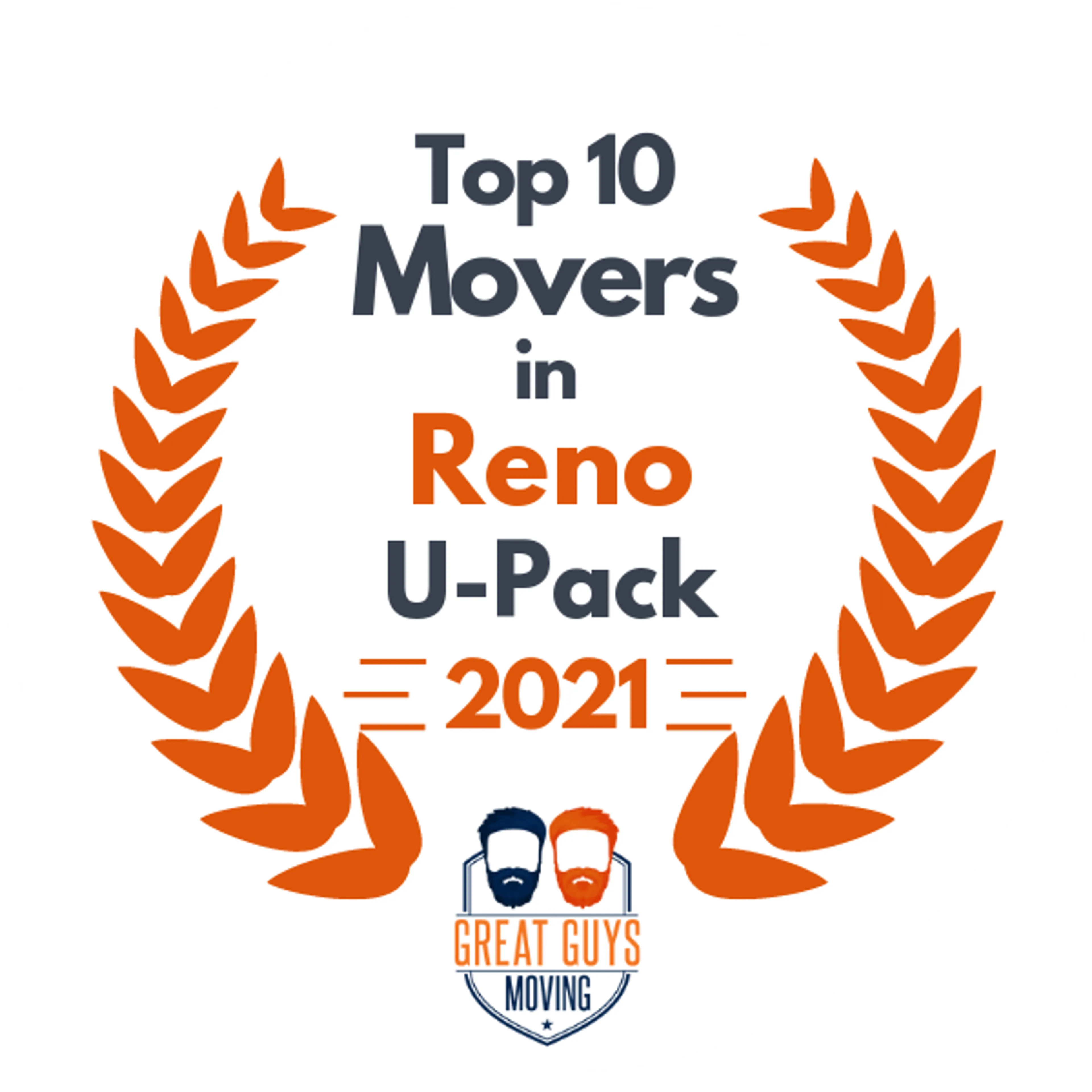 Top 10 Movers in Reno, NV 2021 award