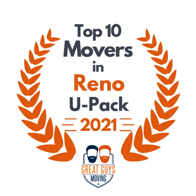 Top 10 Movers in Reno, NV 2021 award