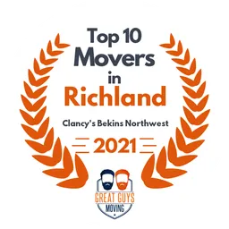 top 10 ranked movers in richland 2021 clancys bekins northwest image