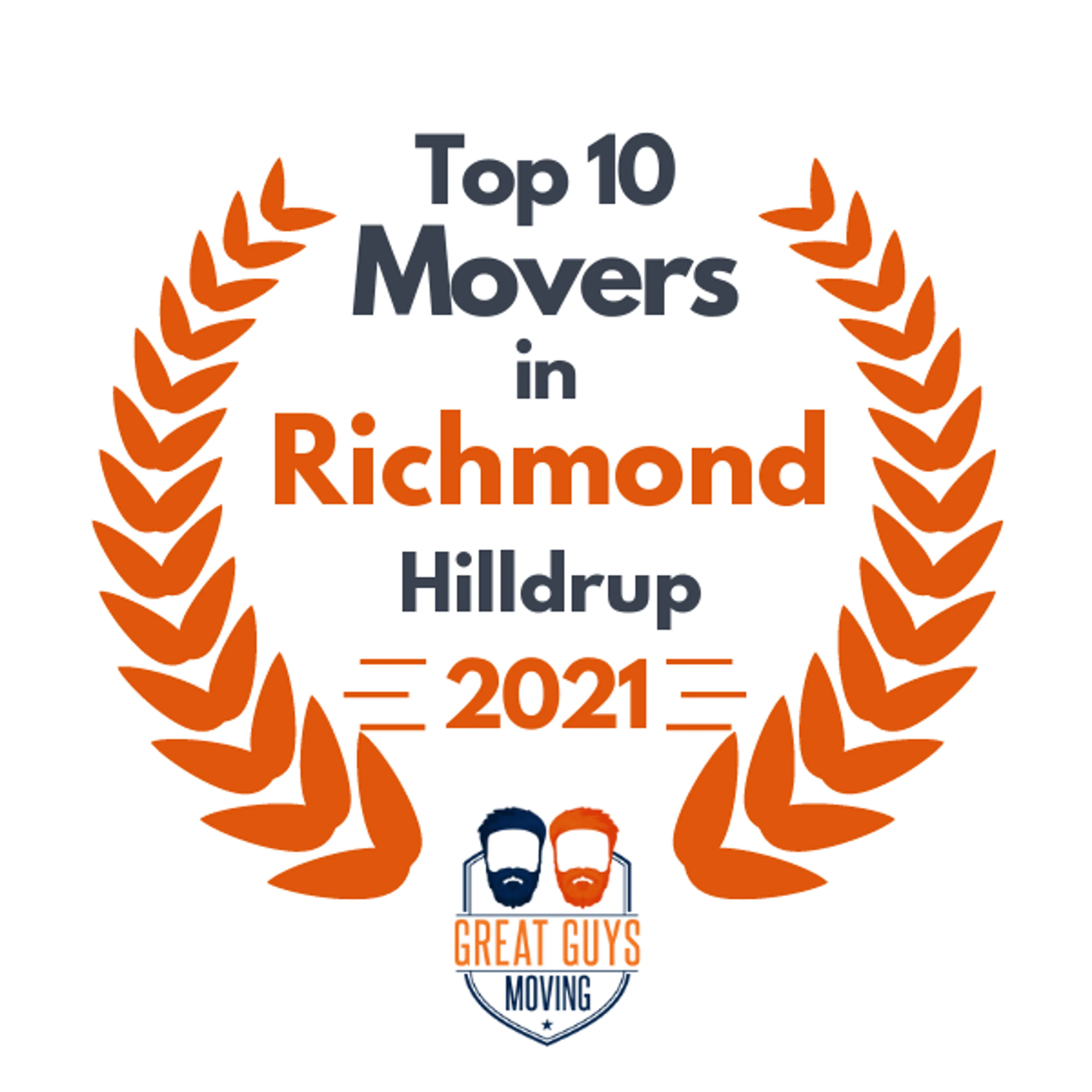 Top 10 Movers in Richmond, VA 2021 award