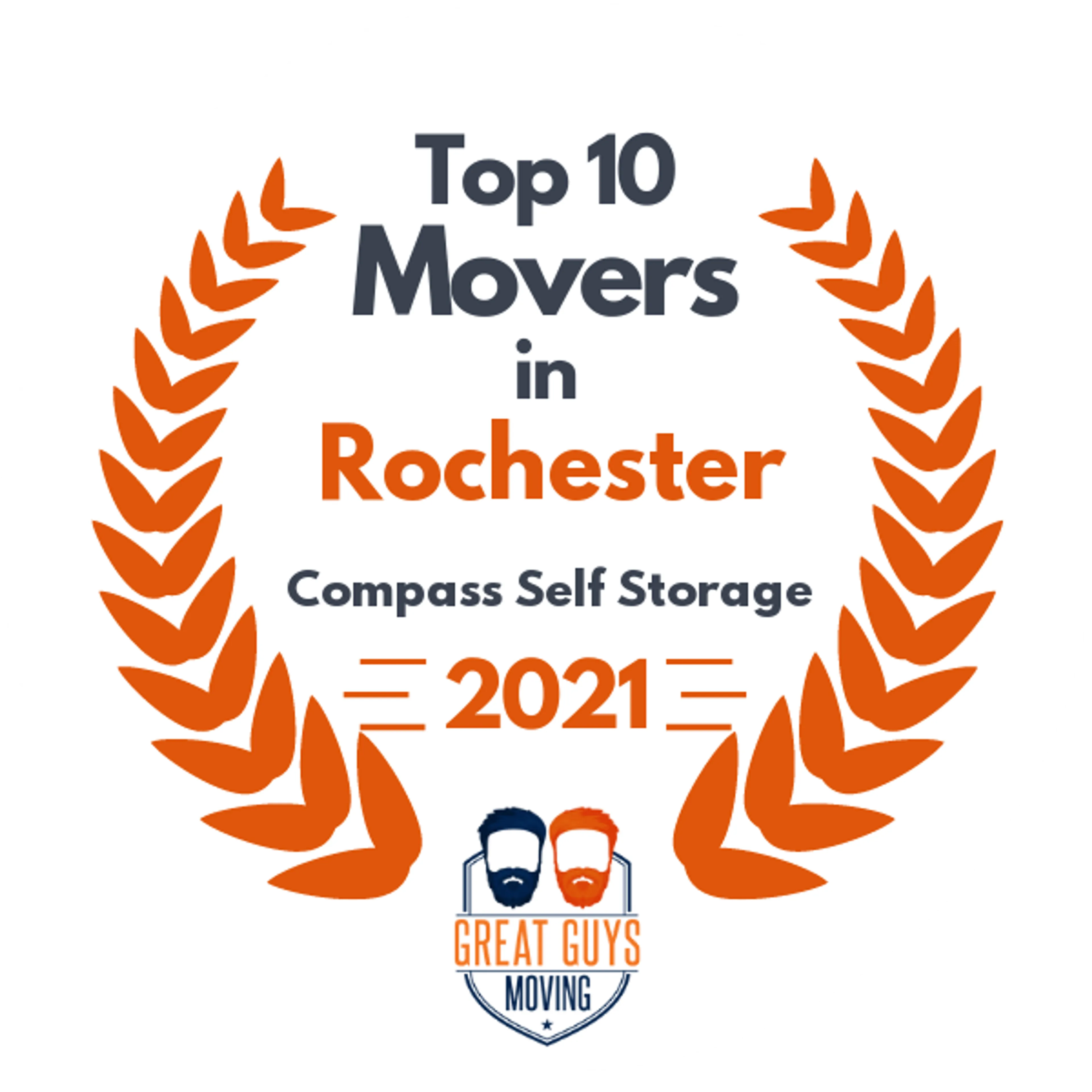 Top 10 Movers in Rochester, MI 2021 award