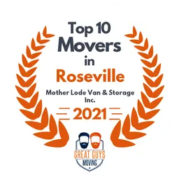 top 10 ranked movers in roseville 2021 mother lode van storage inc image