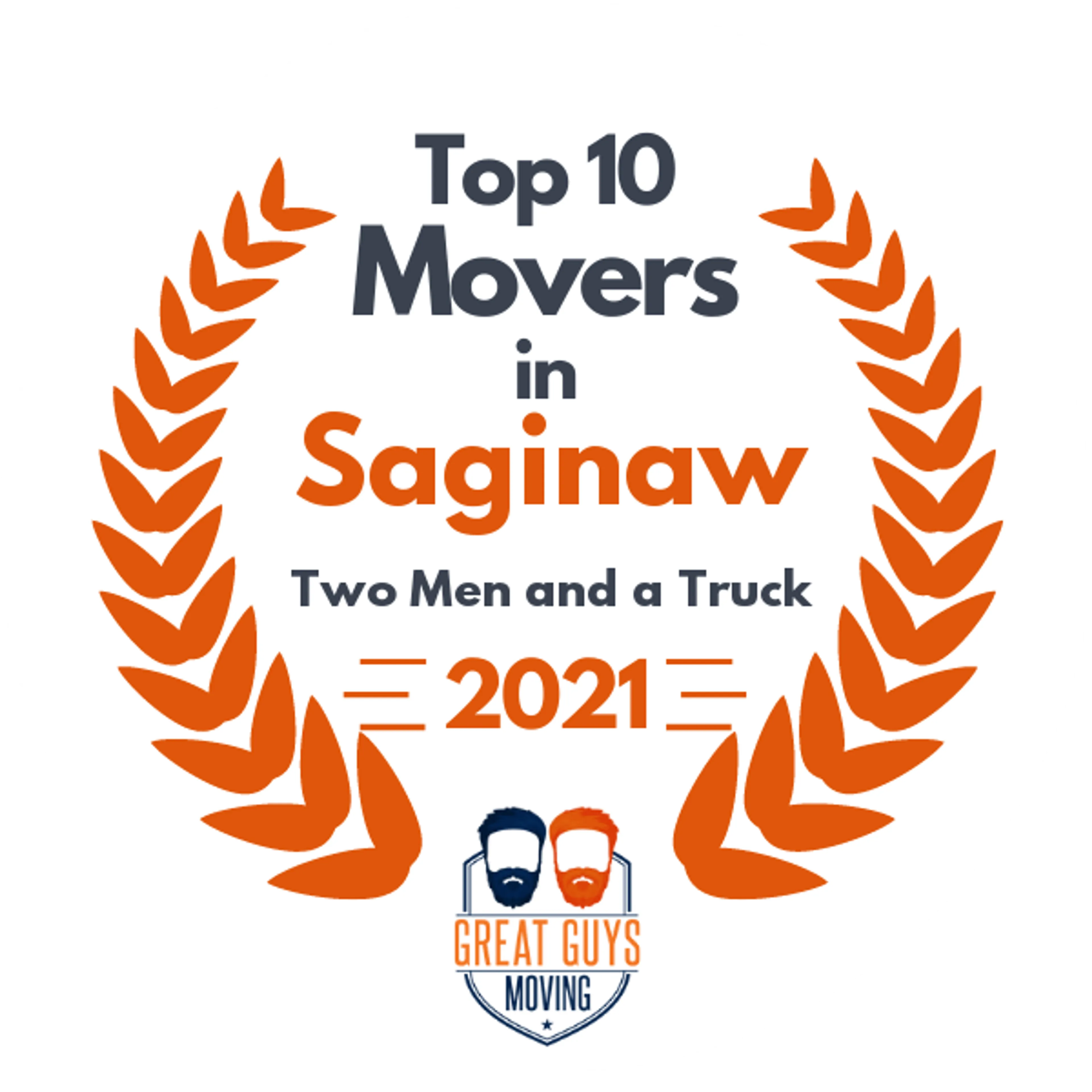 Top 10 Movers in Saginaw, MI 2021 award