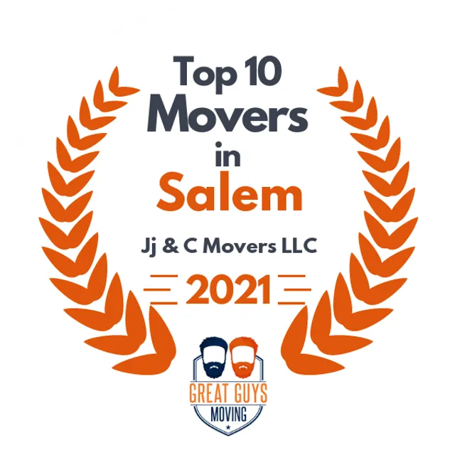 Top 10 Movers in Salem, OR 2021 award