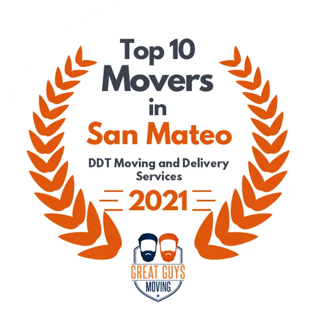 Top 10 Movers in Fremont, CA 2021 award