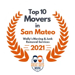 top 10 ranked movers in san mateo 2021 wallys moving junk removal services image