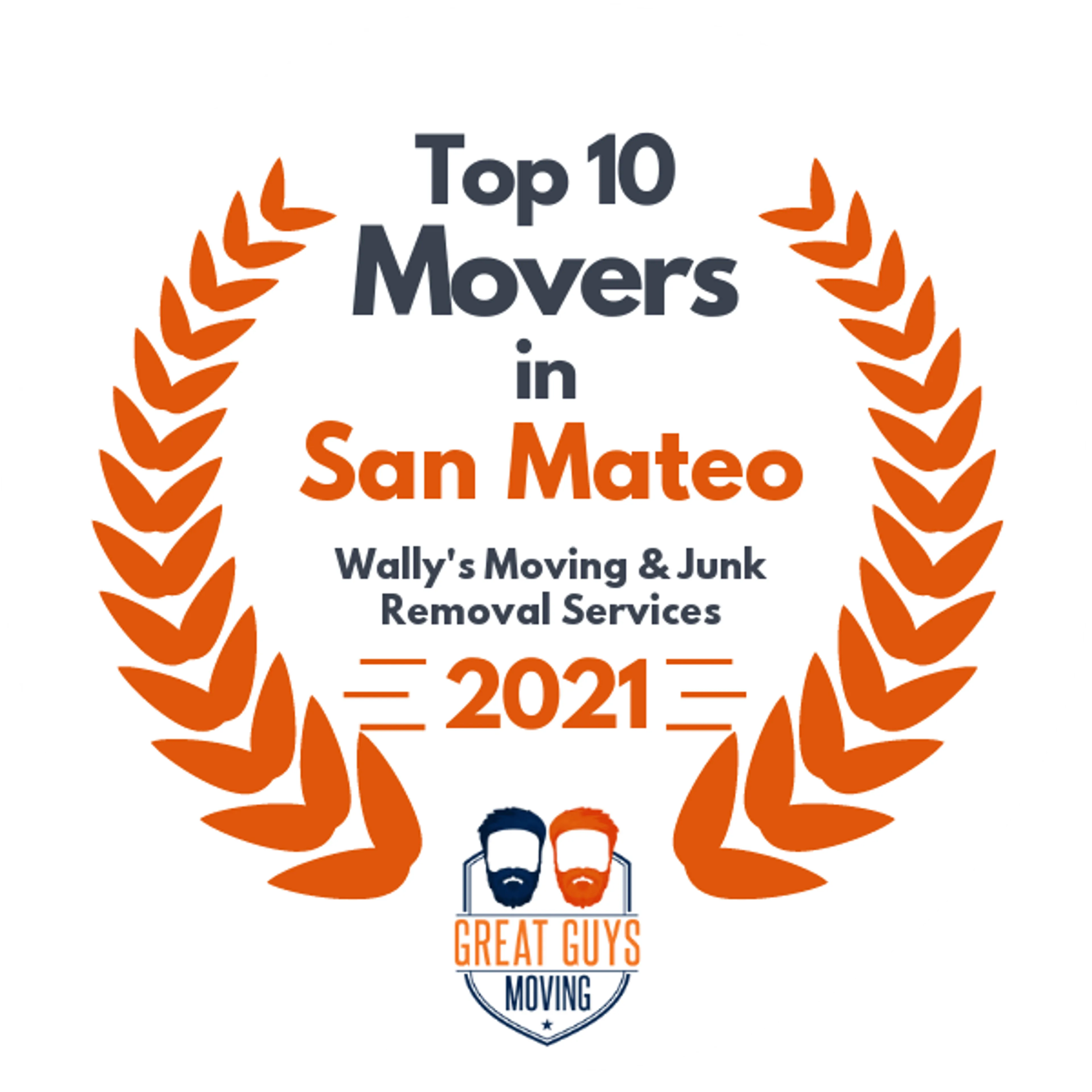 Top 10 Movers in Fremont, CA 2021 award