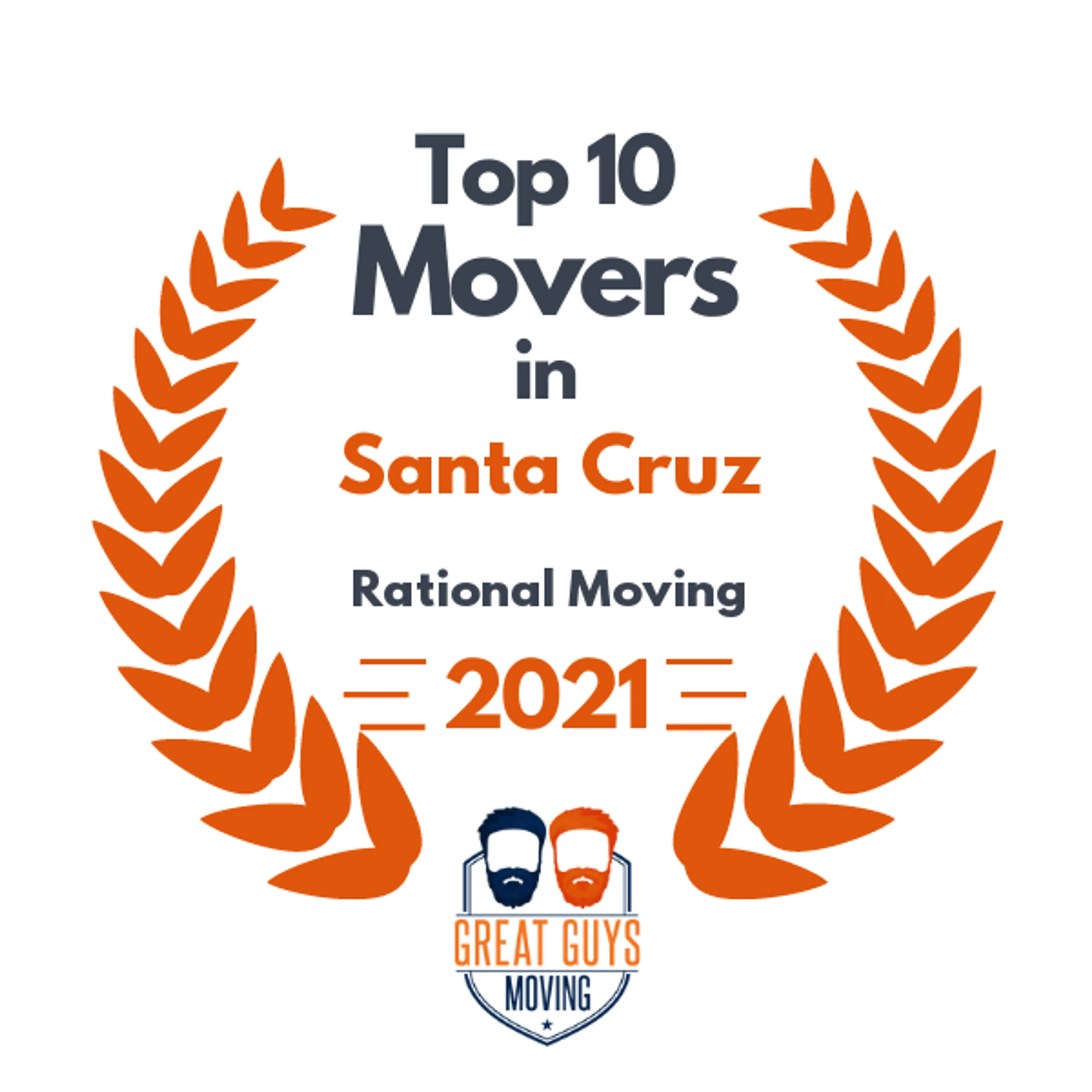 Top 10 Movers in San Jose, CA 2021 award