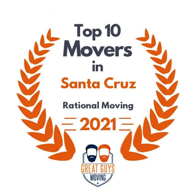 Top 10 Movers in San Mateo, CA 2021 award