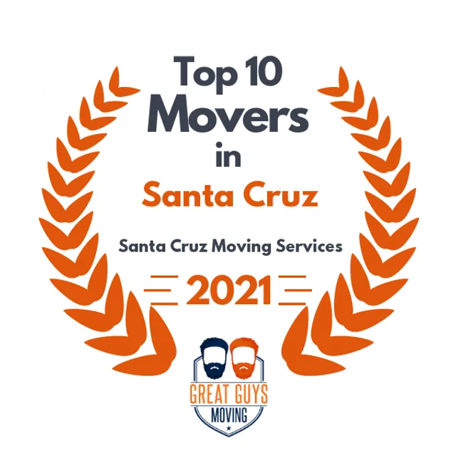 Top 10 Movers in Salinas, CA 2021 award