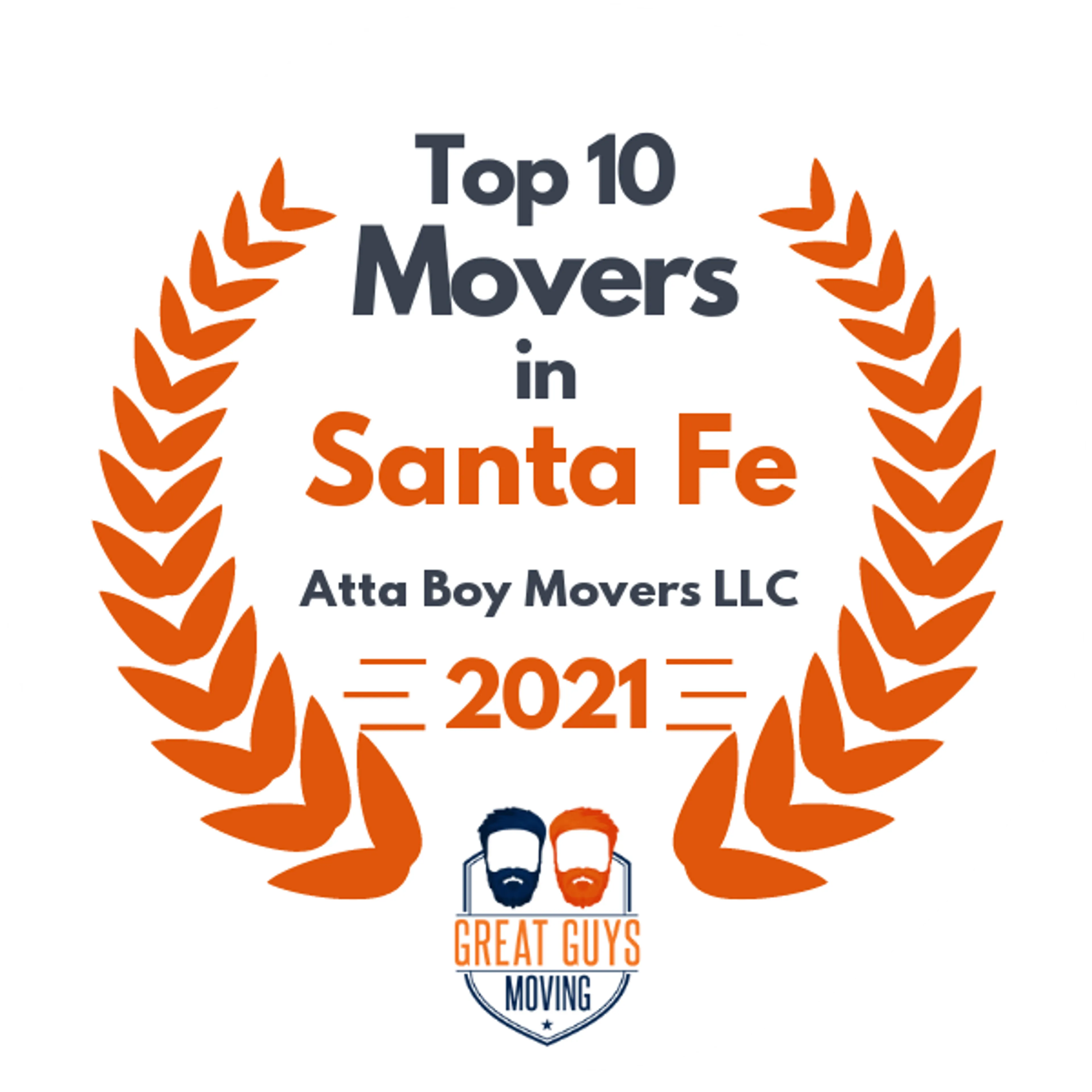 Top 10 Movers in Albuquerque, NM 2021 award