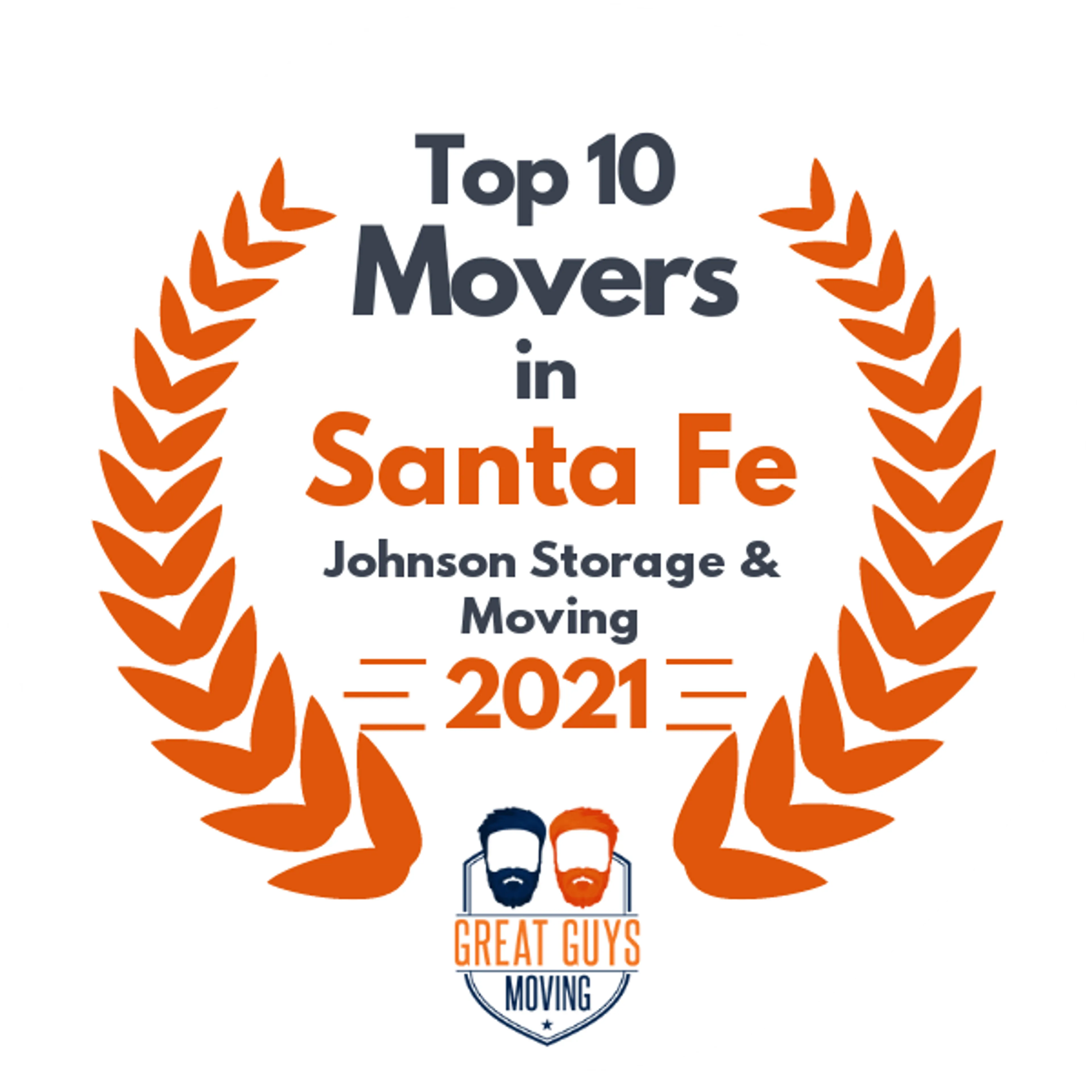 Top 10 Movers in Santa Fe, NM 2021 award