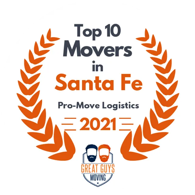 Top 10 Movers in Albuquerque, NM 2021 award