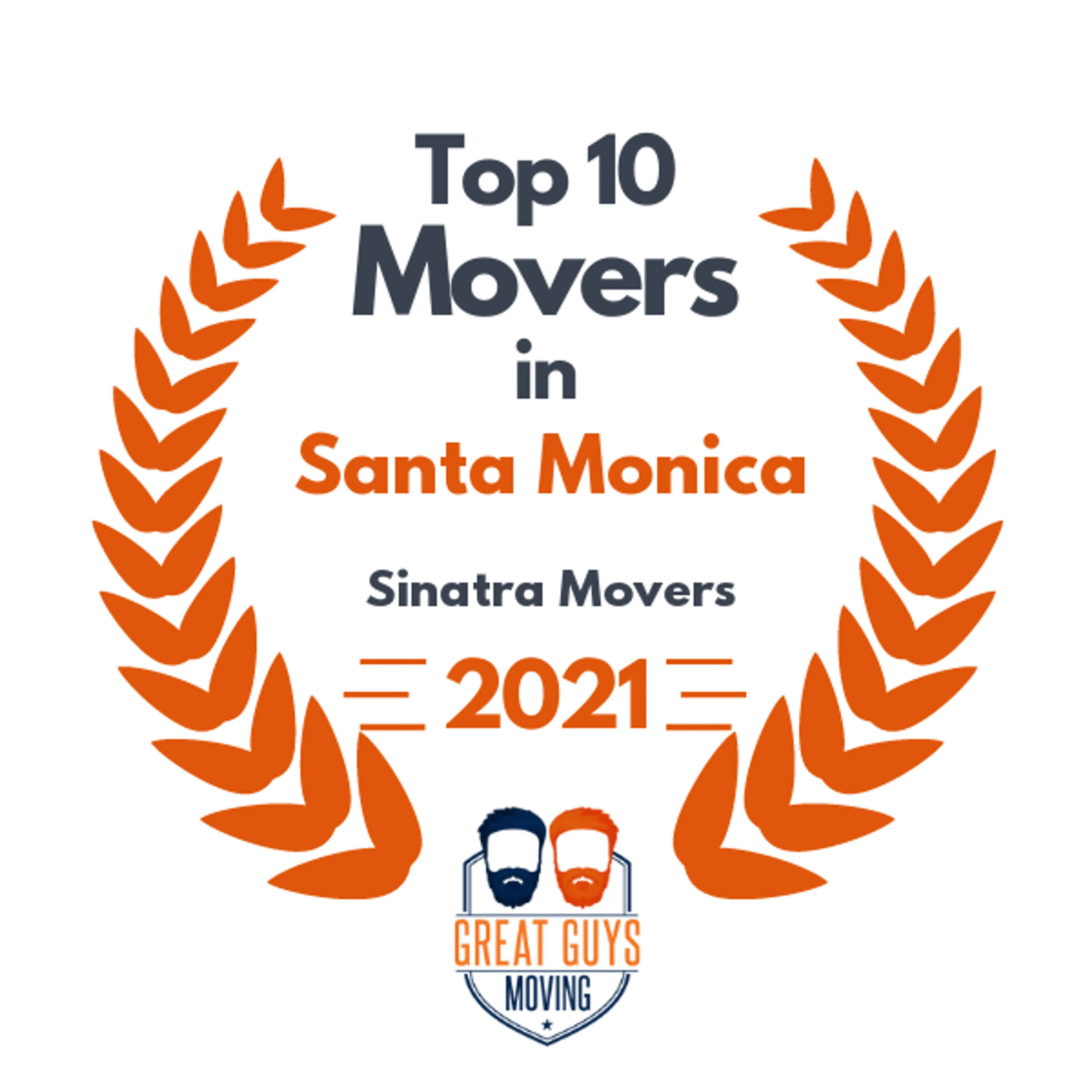 Top 10 Movers in Los Angeles, CA 2021 award