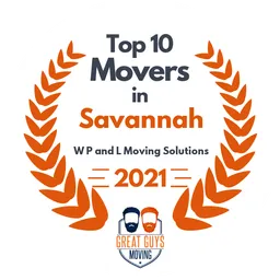 top 10 ranked movers in savannah 2021 w p and l moving solutions image