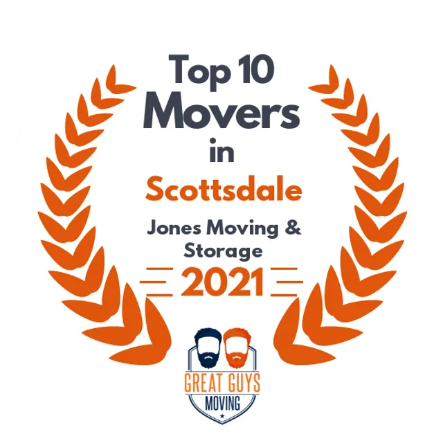 Top 10 Movers in Chandler, AZ 2021 award