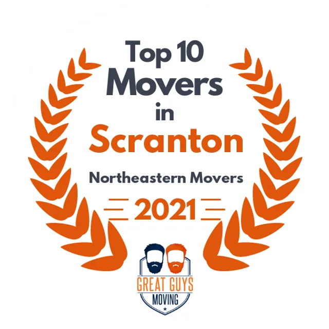 Top 10 Movers in Allentown, PA 2021 award