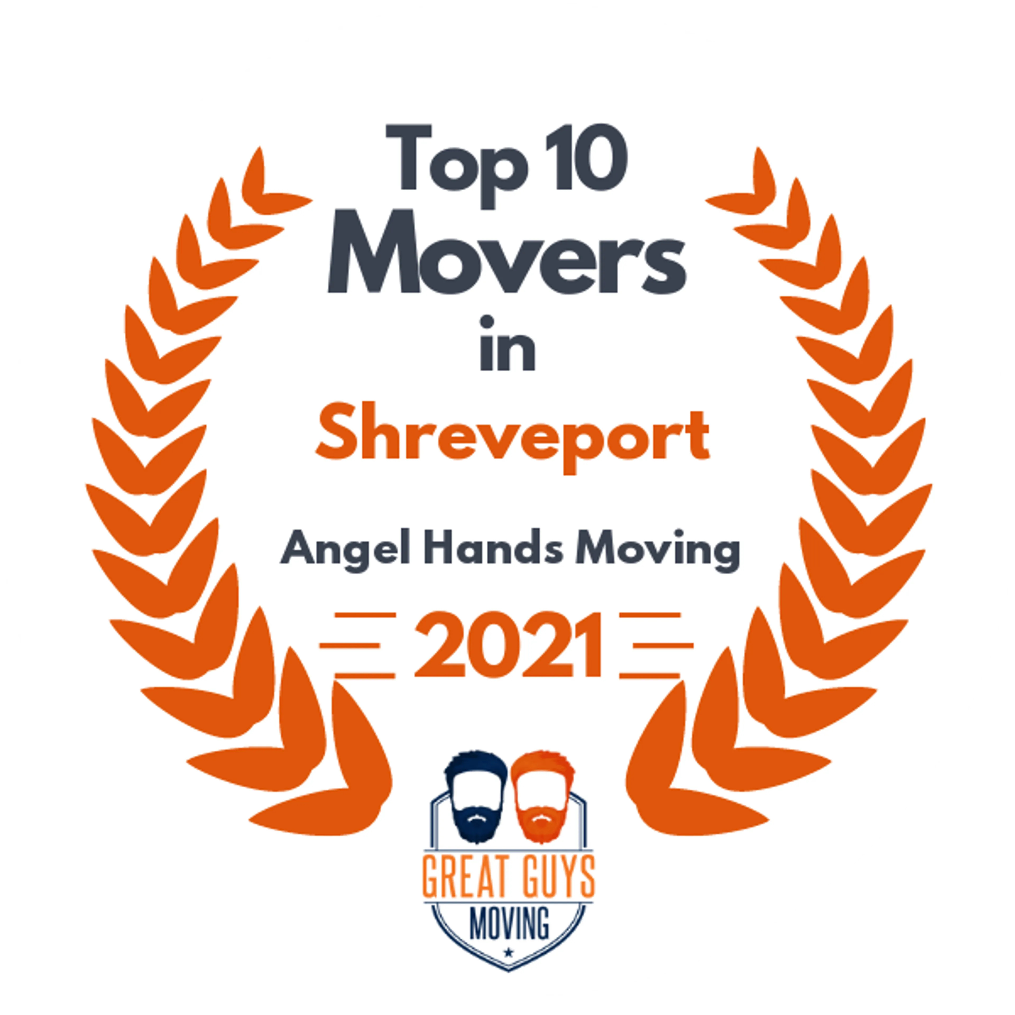 Top 10 Movers in Shreveport, LA 2021 award
