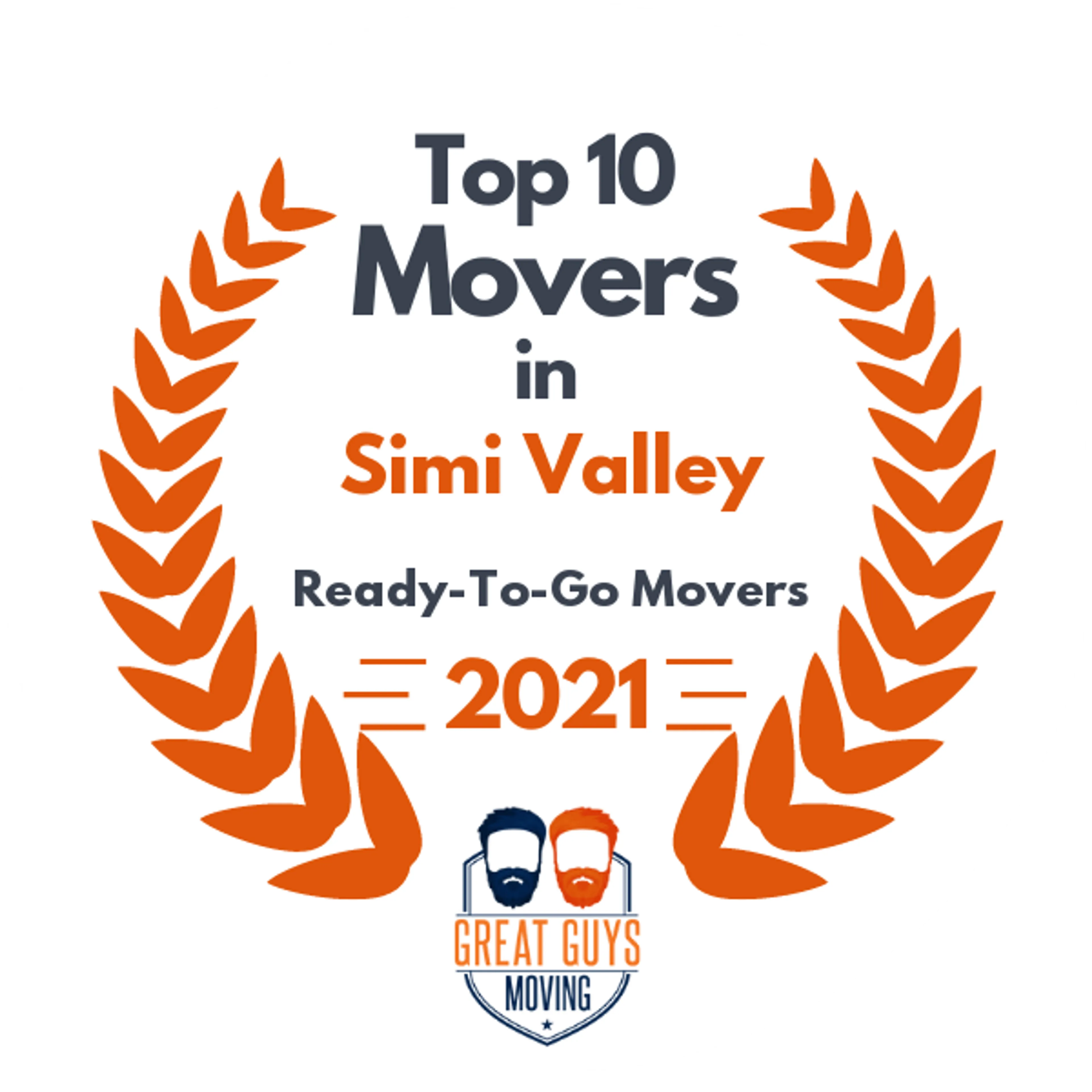 Top 10 Movers in Santa Clarita, CA 2021 award