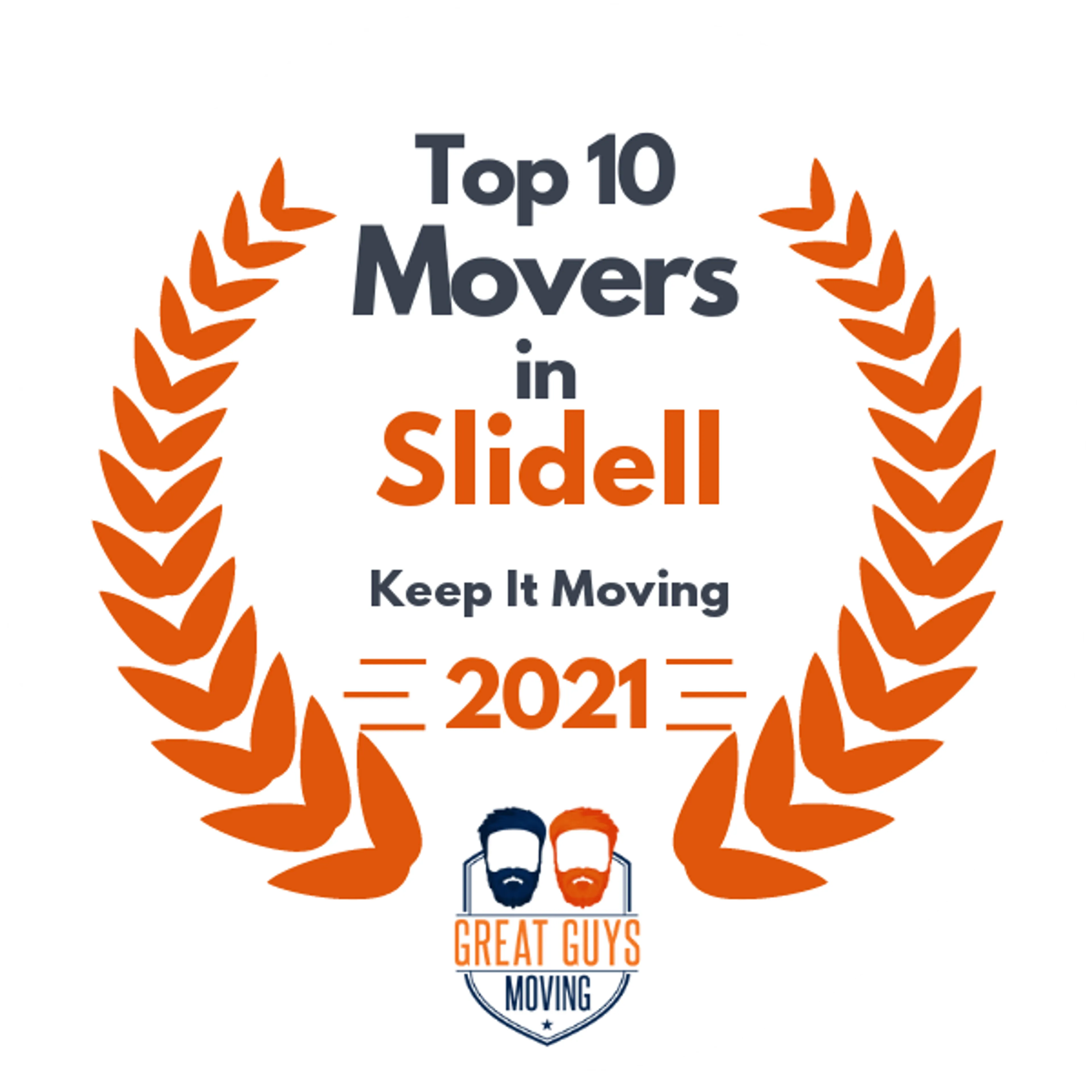 Top 10 Movers in New Orleans, LA 2021 award