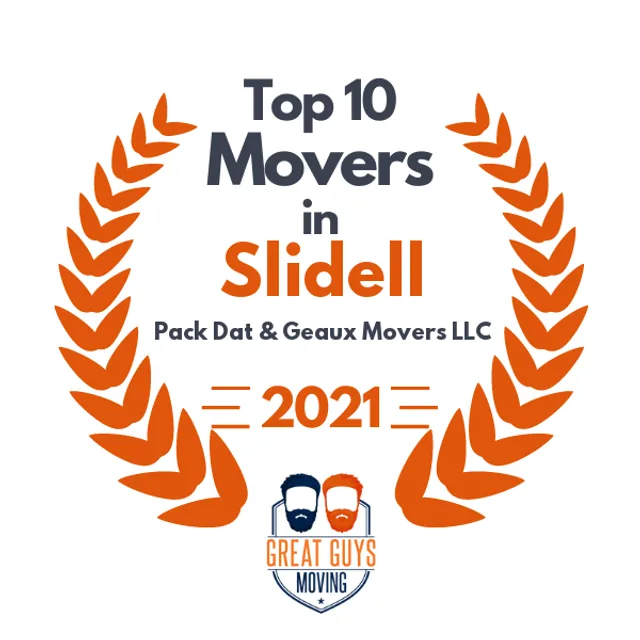 Top 10 Movers in New Orleans, LA 2021 award