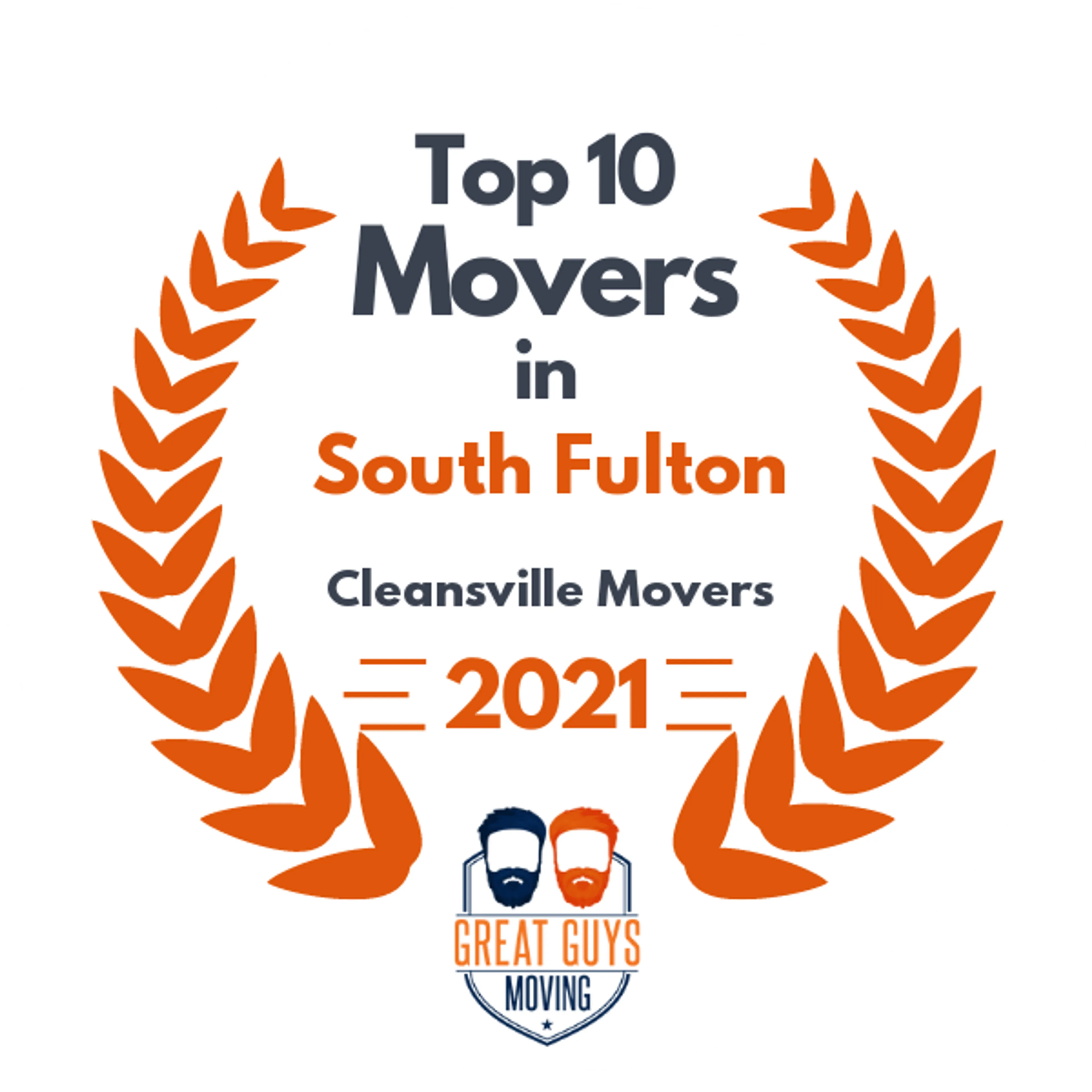 Top 10 Movers in Atlanta, GA 2021 award
