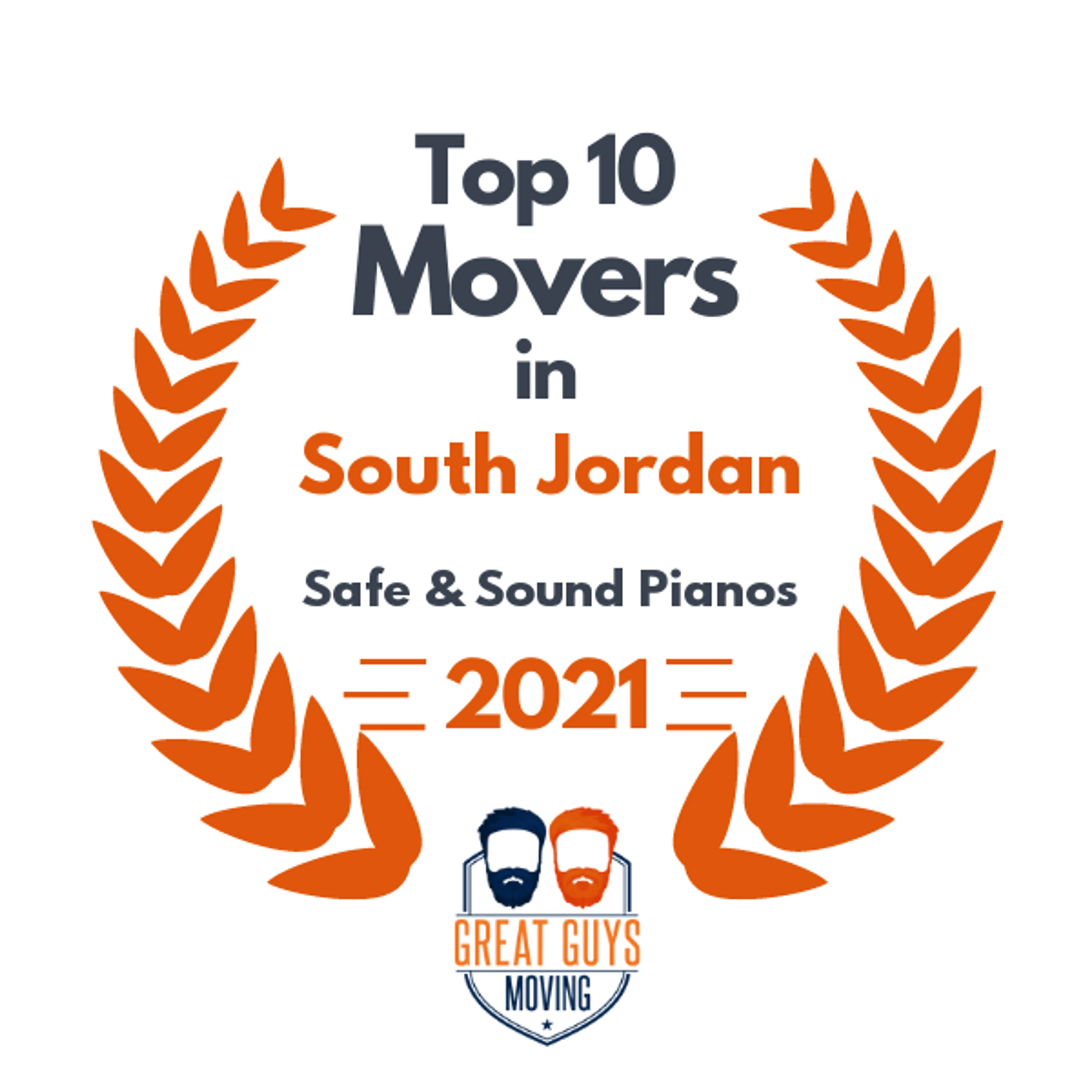 Top 10 Movers in West Valley City, UT 2021 award