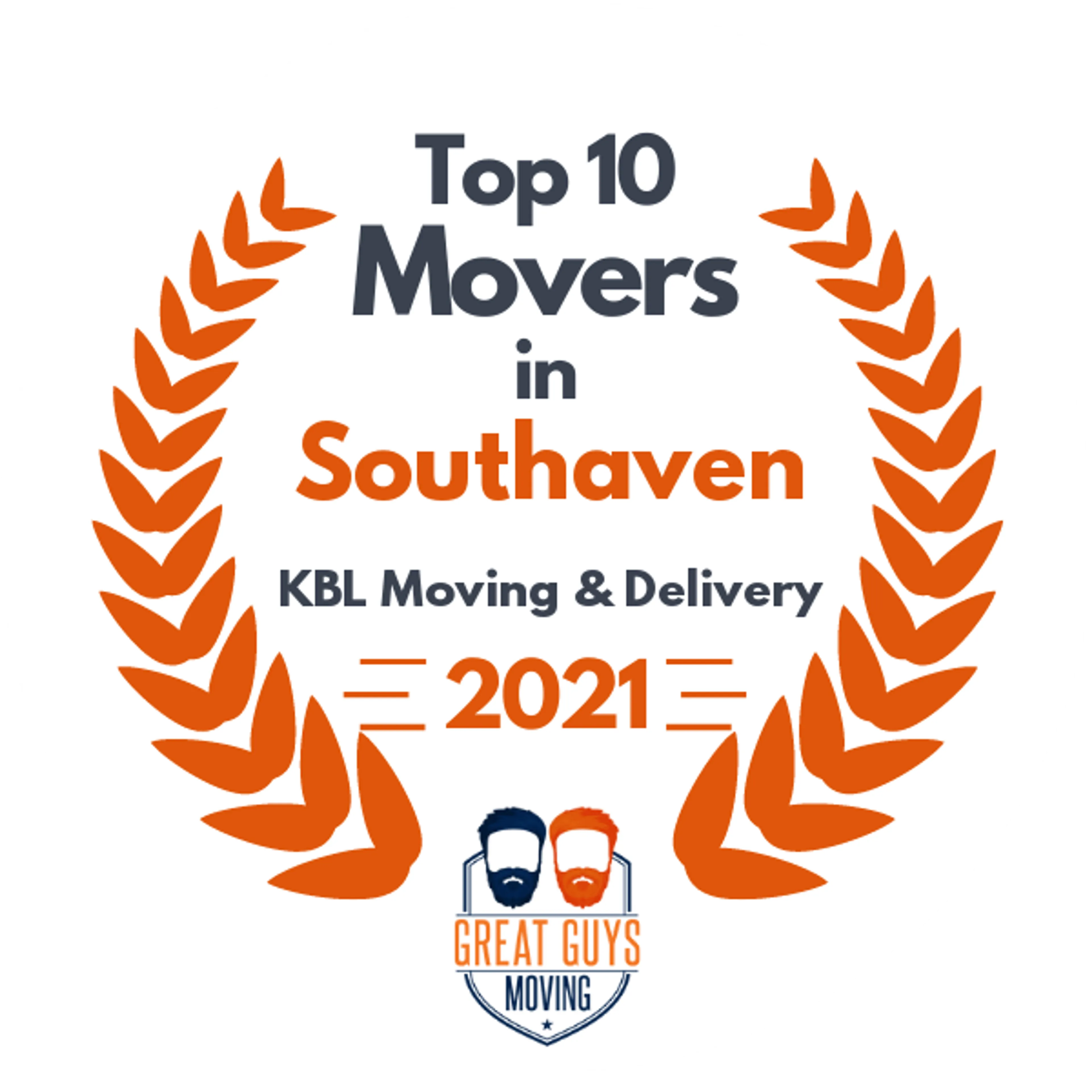 Top 10 Movers in Memphis, TN 2021 award