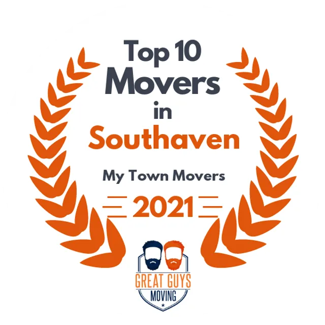 Top 10 Movers in Memphis, TN 2021 award