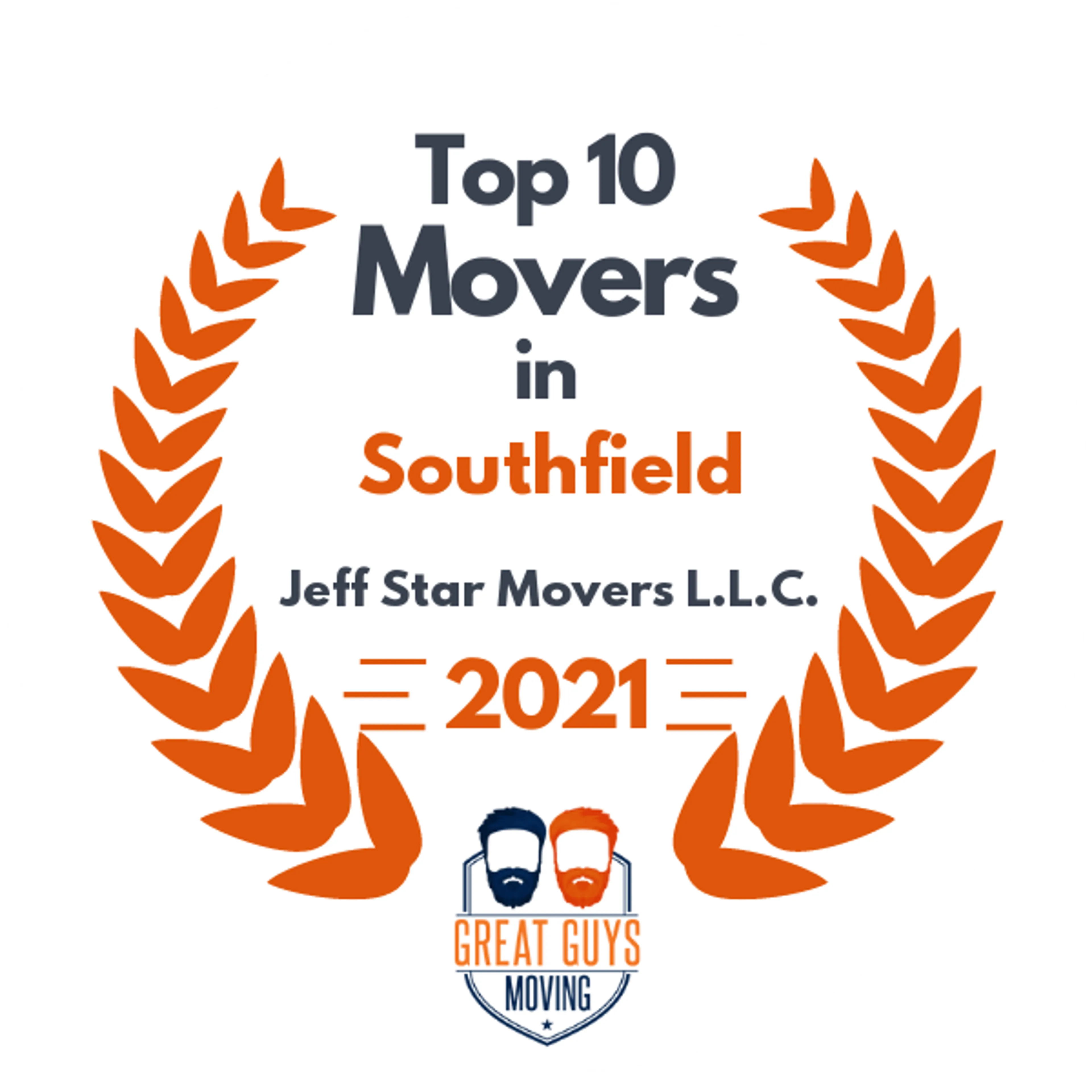 Top 10 Movers in Detroit, MI 2021 award