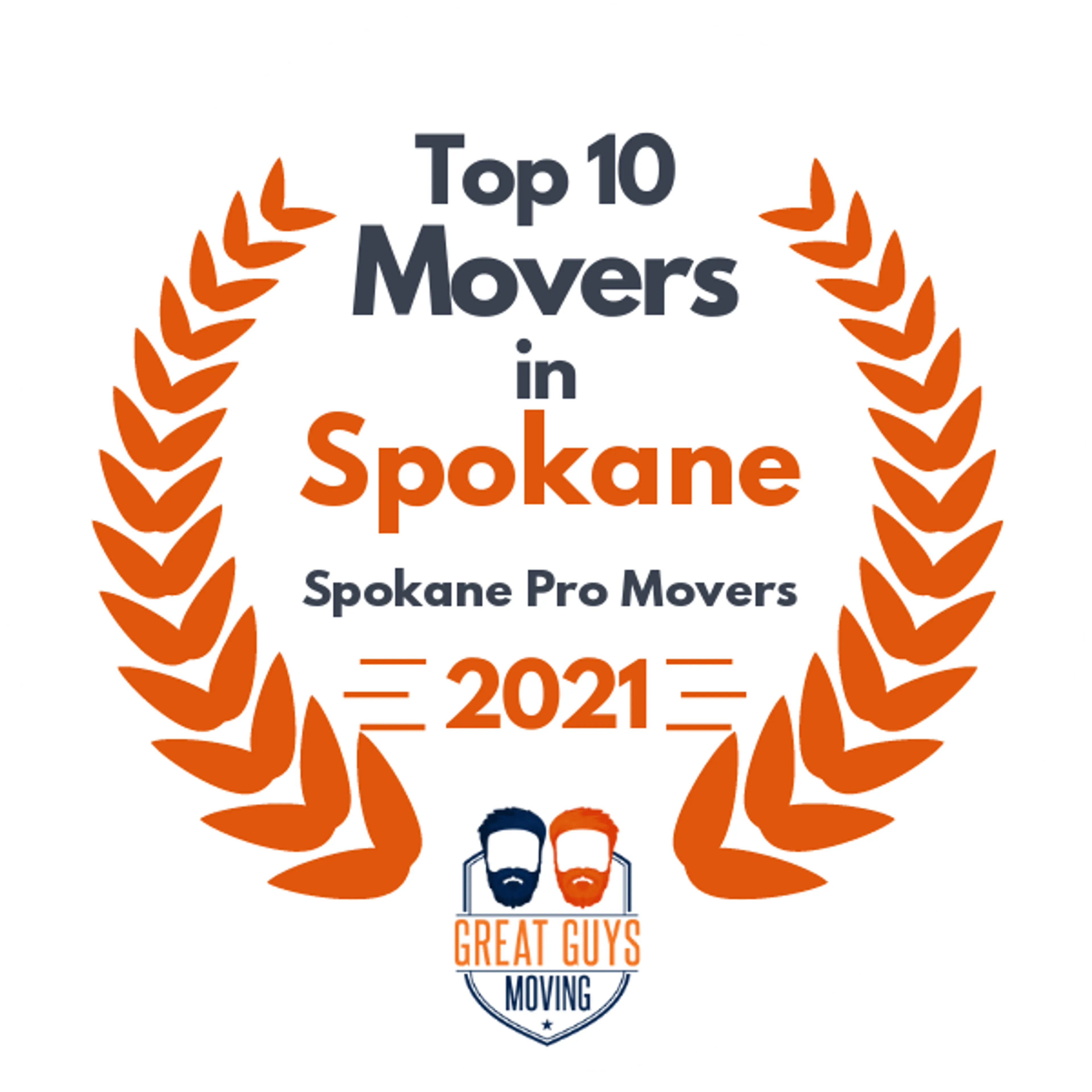 Top 10 Movers in Spokane, WA 2021 award