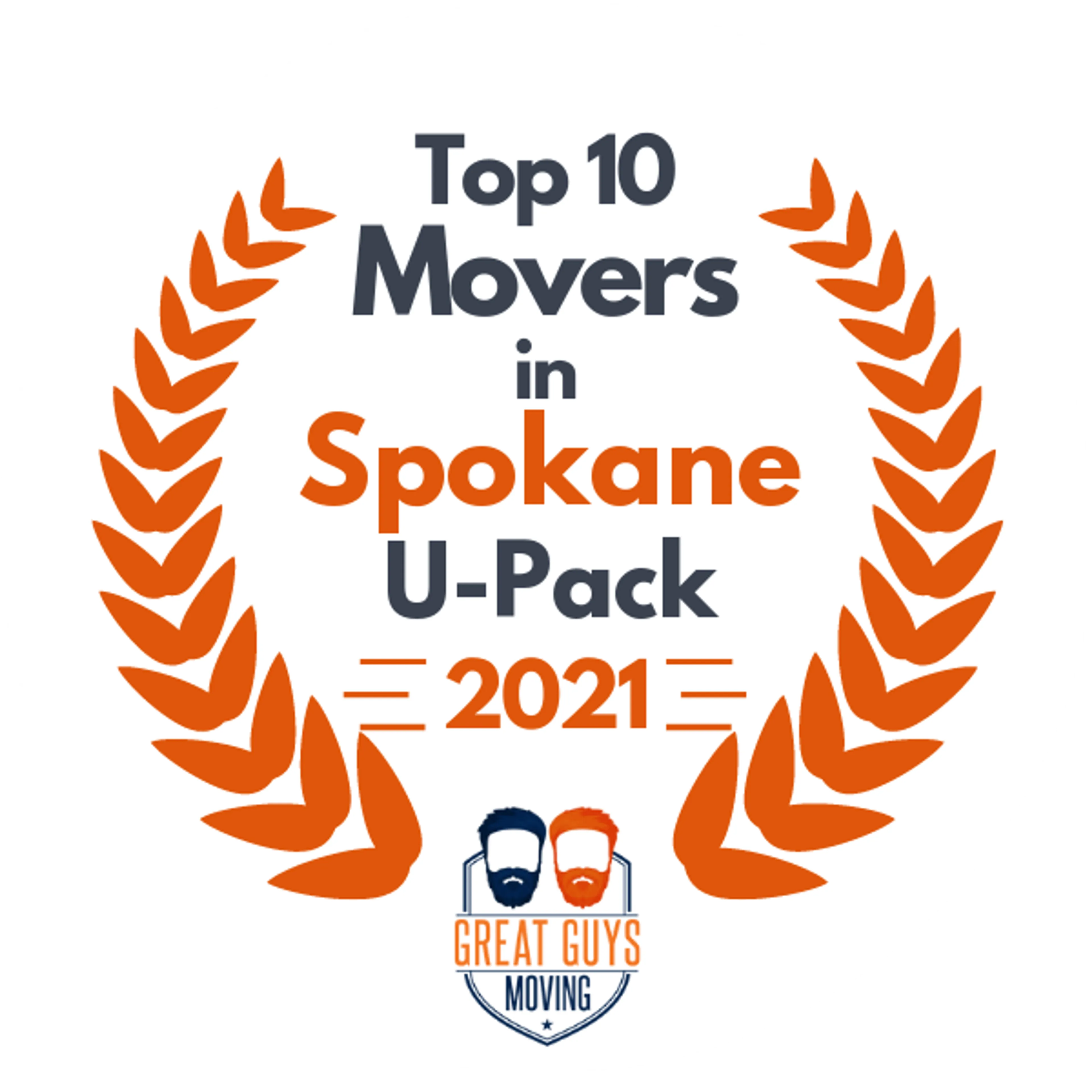 Top 10 Movers in Spokane, WA 2021 award