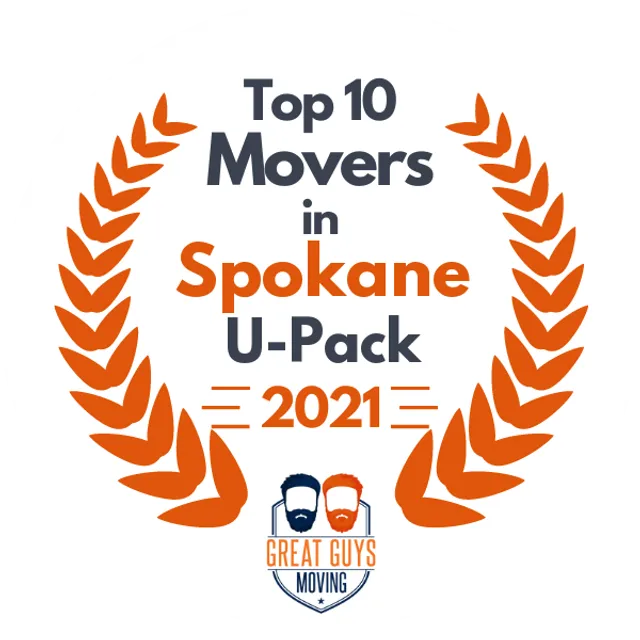 Top 10 Movers in Spokane, WA 2021 award