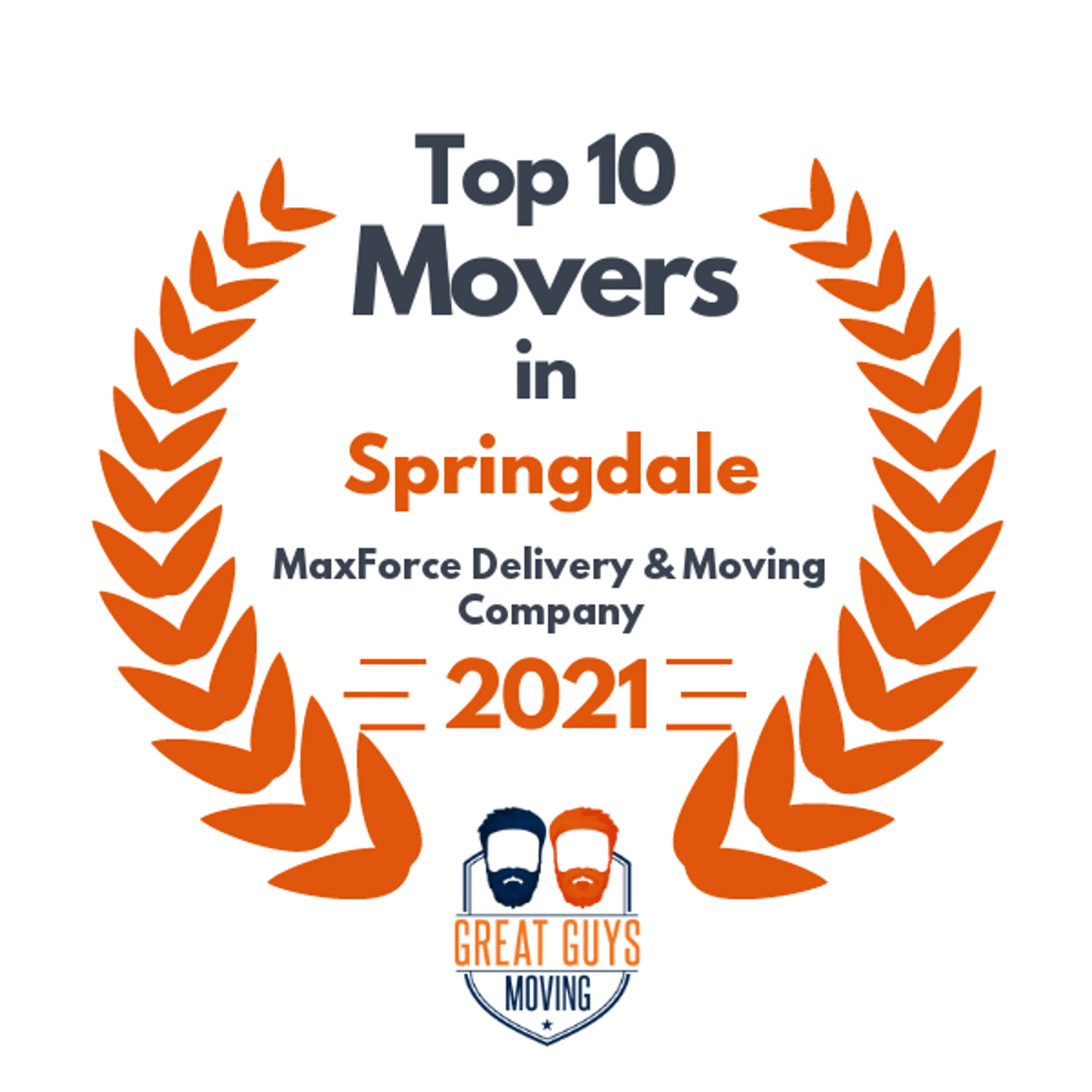 Top 10 Movers in Fort Smith, AR 2021 award