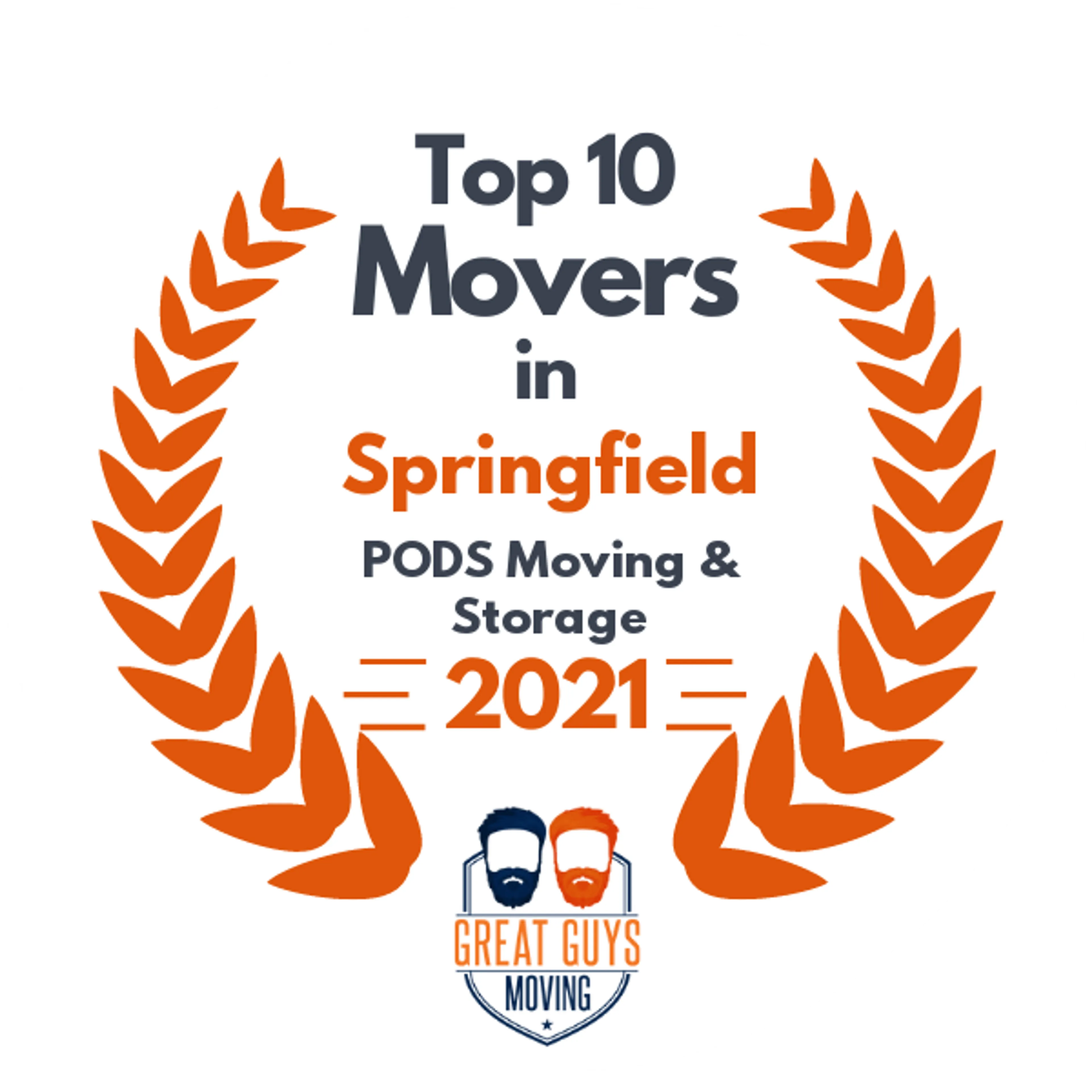 Top 10 Movers in Springfield, MO 2021 award