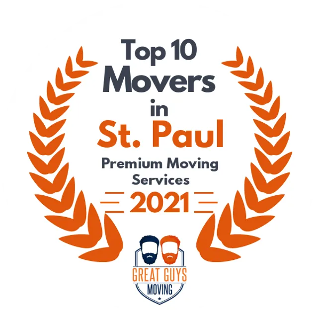 Top 10 Movers in Minneapolis, MN 2021 award