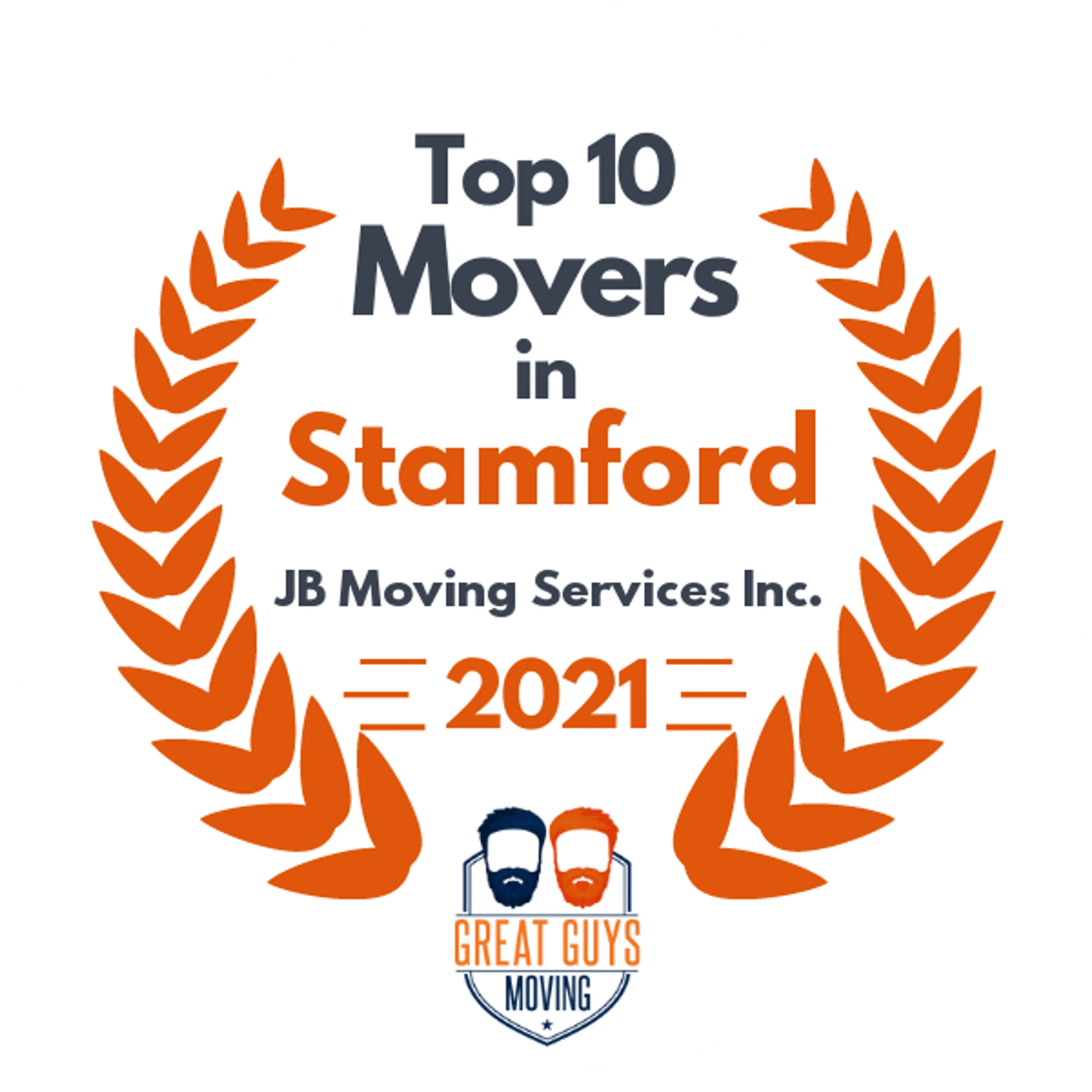 Top 10 Movers in Bridgeport, CT 2021 award